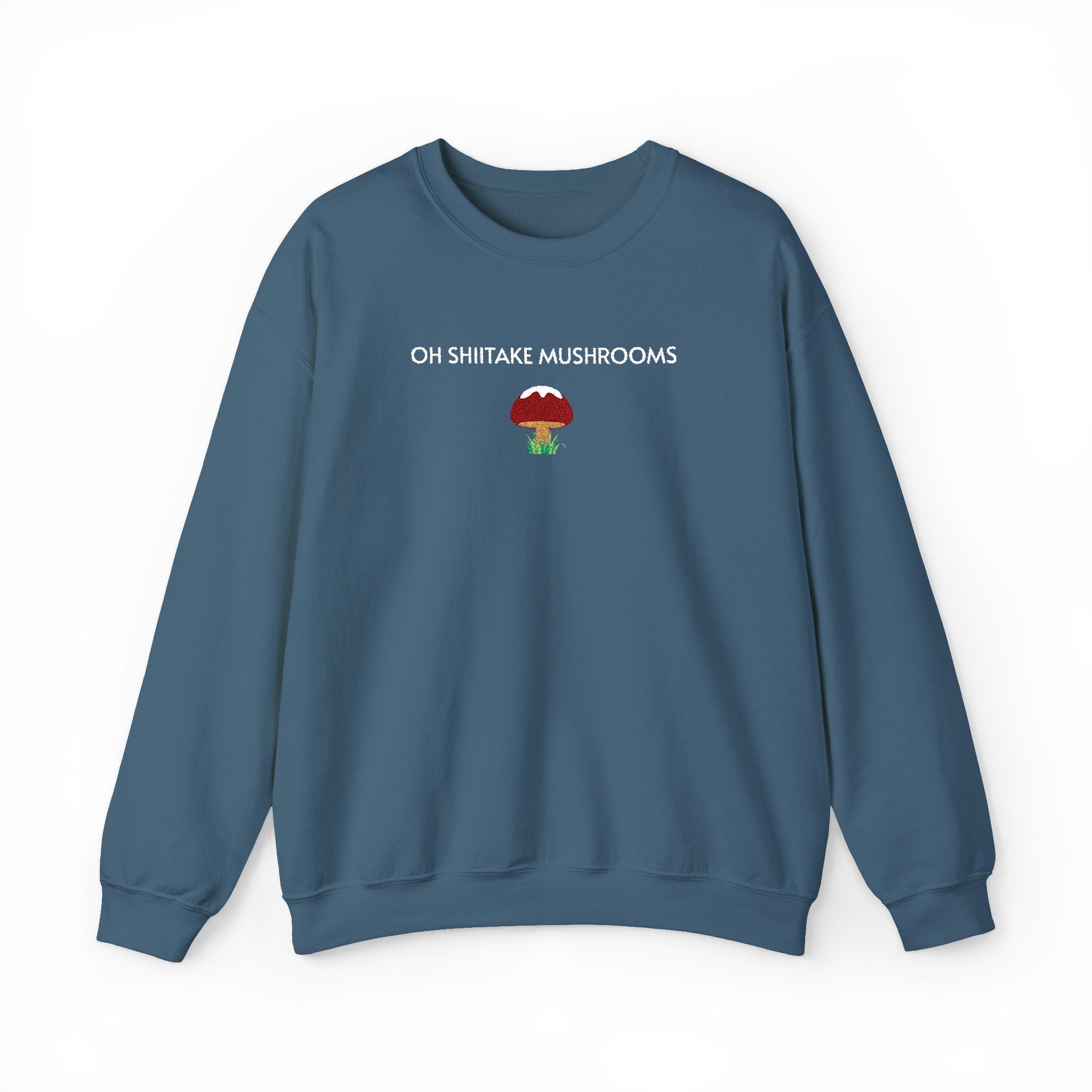 Oh Shiitake Mushrooms Crewneck Sweatshirt- Unisex