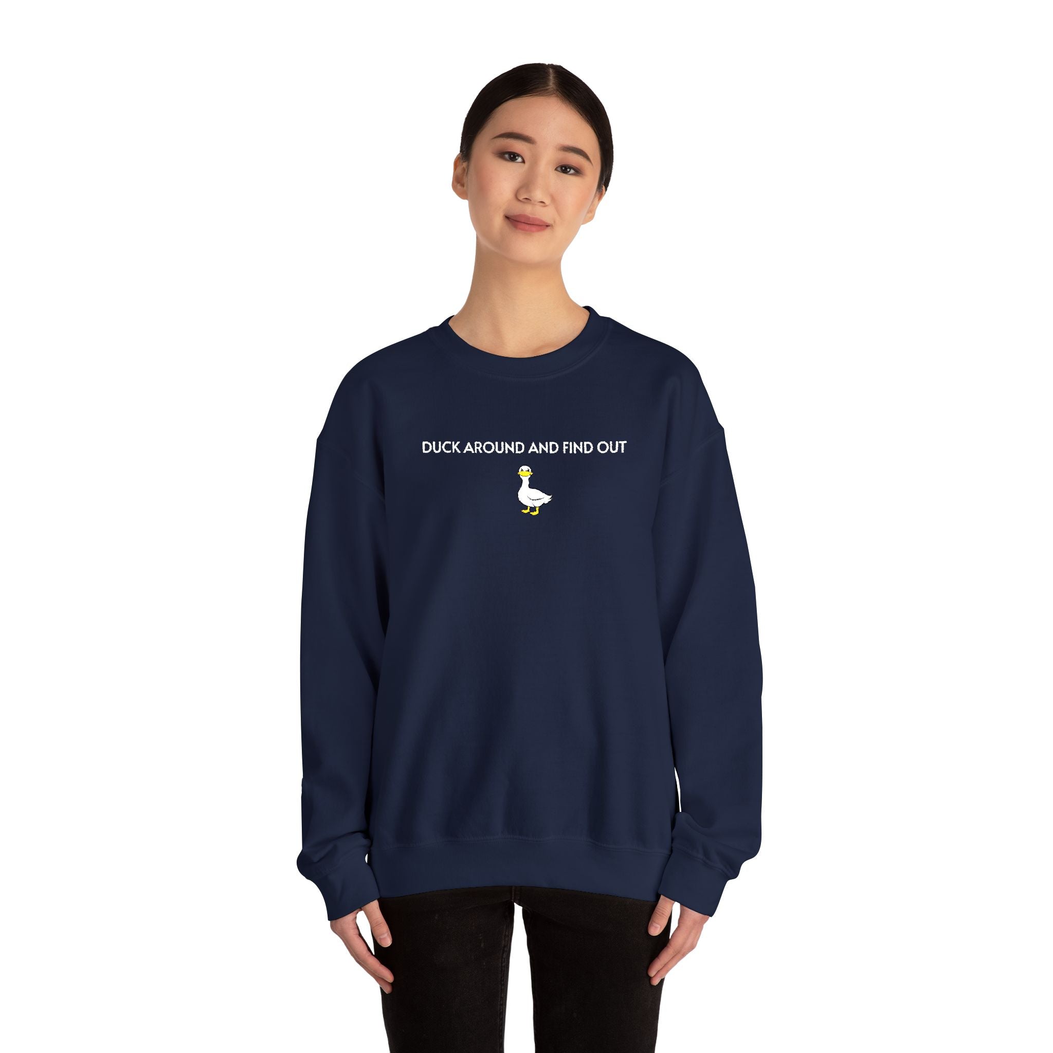 Duck Around Crewneck Sweatshirt- Unisex