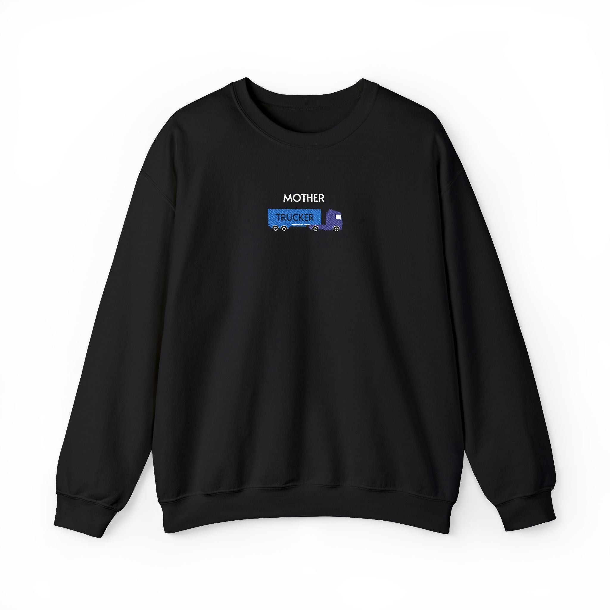 Mother Trucker Crewneck Sweatshirt- Unisex
