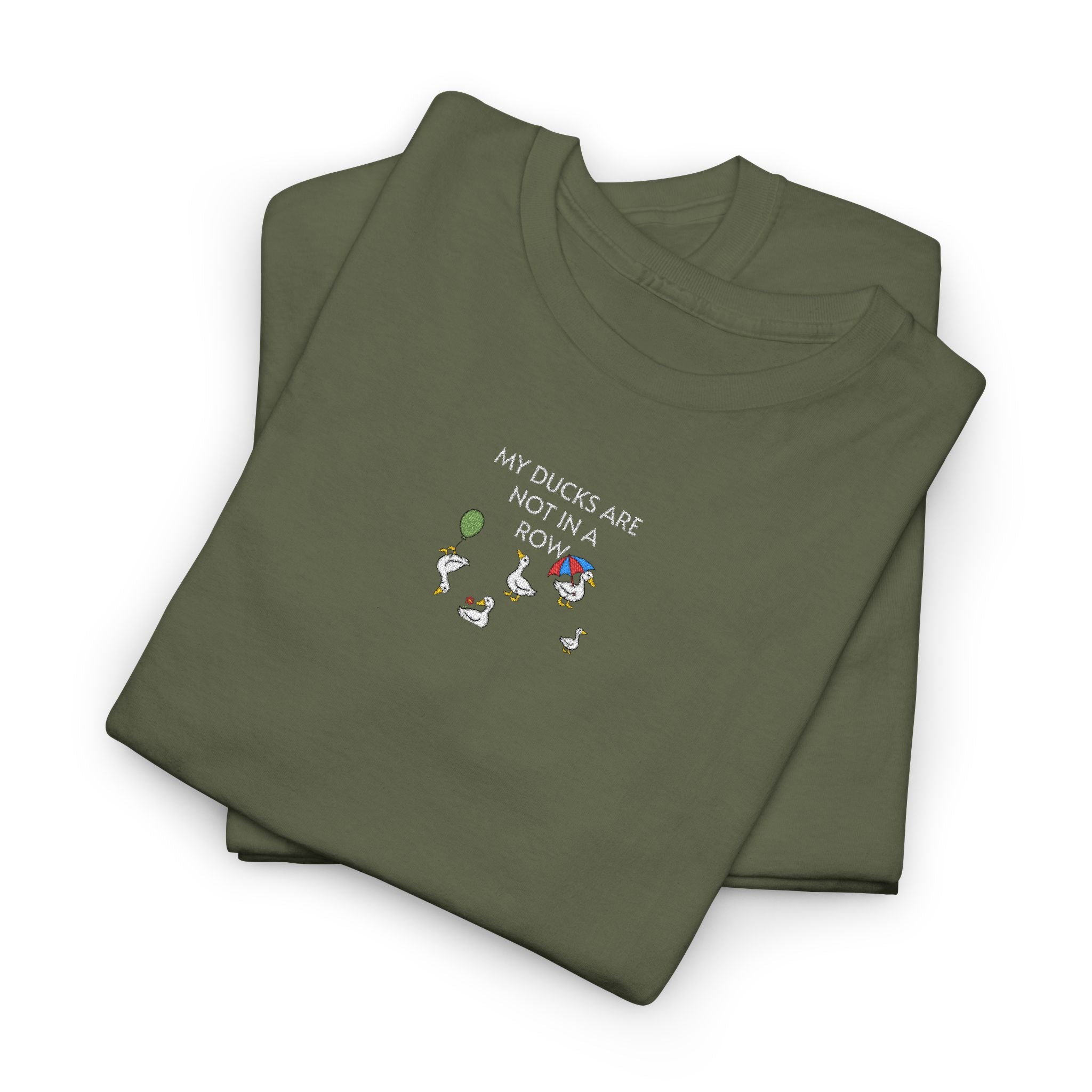 Ducks In A Row T-Shirt | Unisex Tee