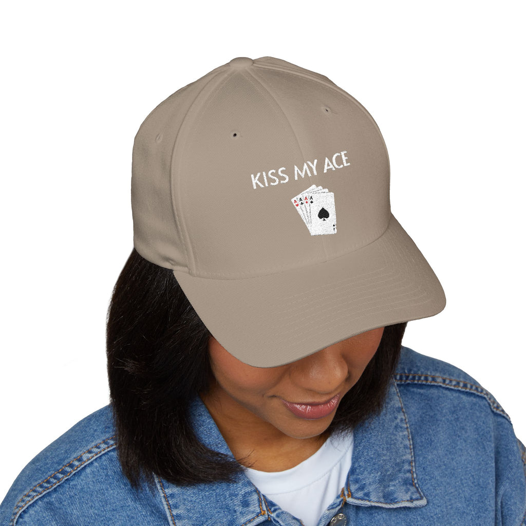 Kiss My Ace Cap | Embroidered structured hat