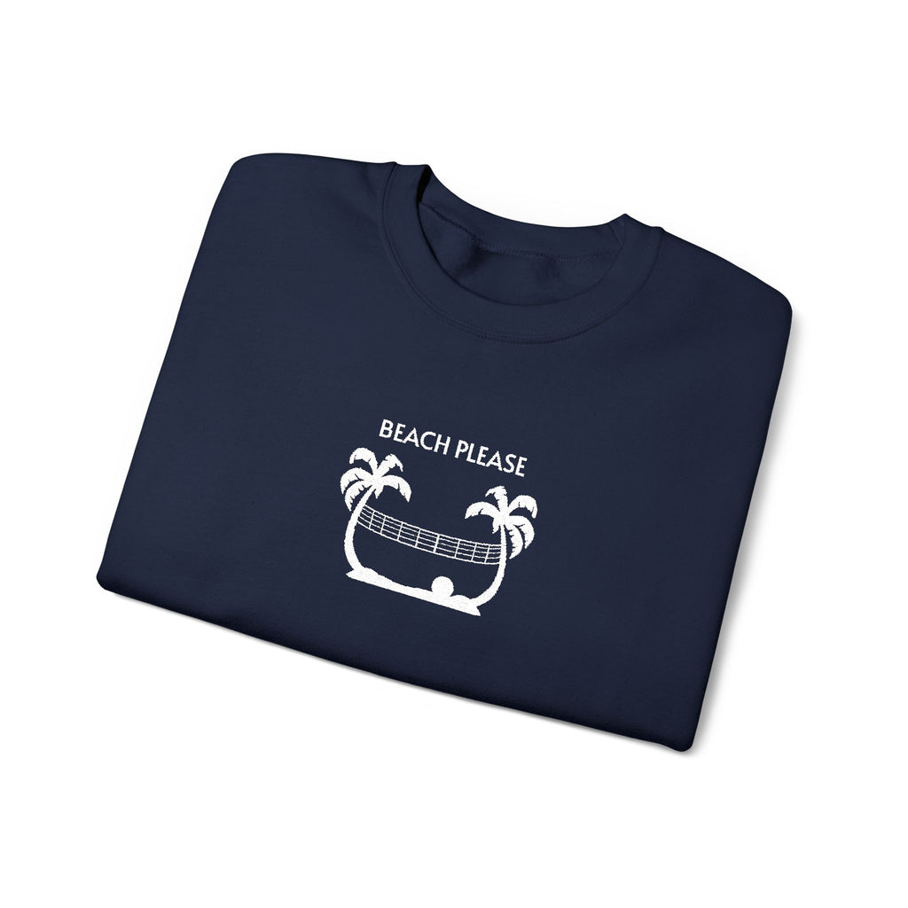 Volleyball- Beach Pease Crewneck Sweatshirt- Unisex