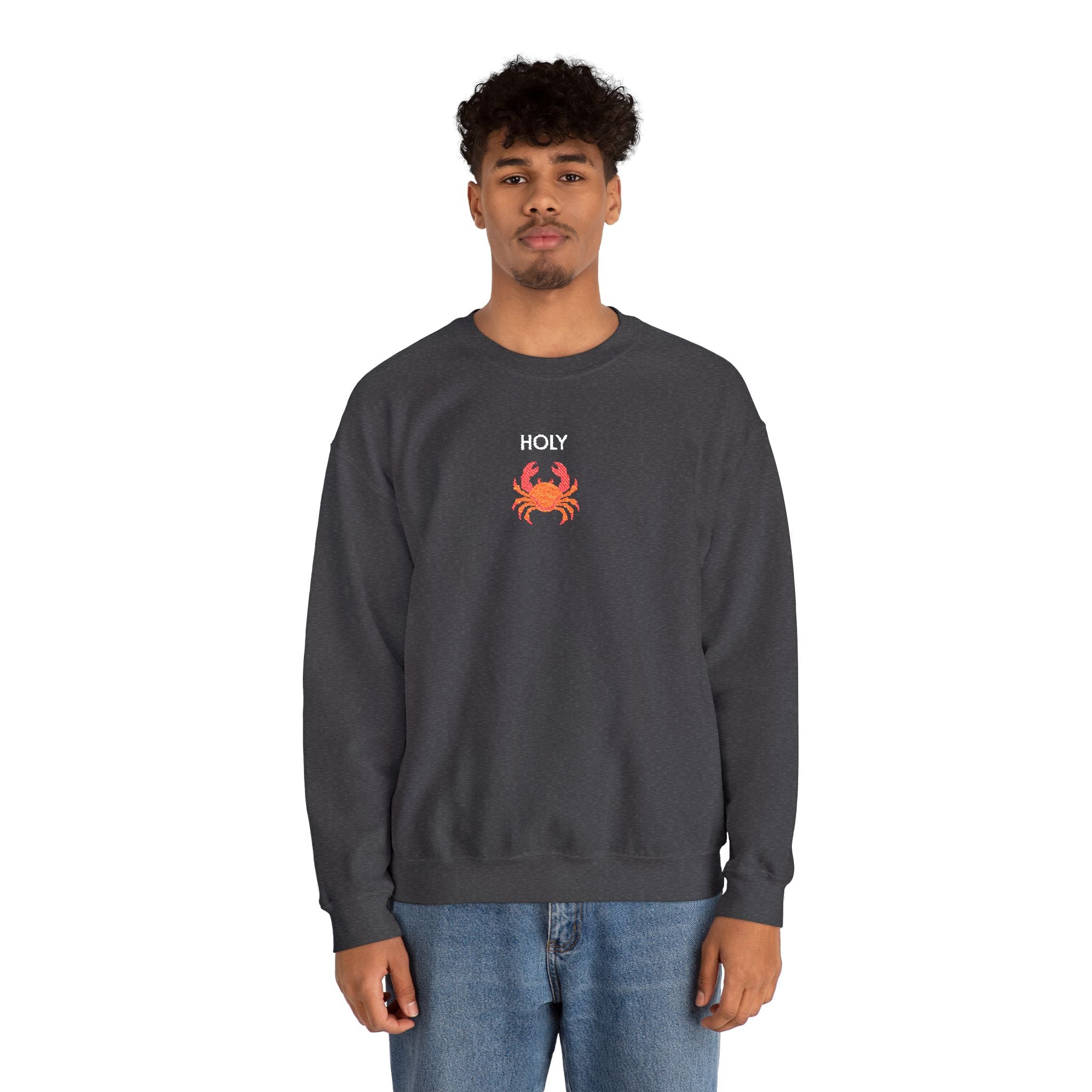 Holy Crab Crewneck Sweatshirt- Unisex