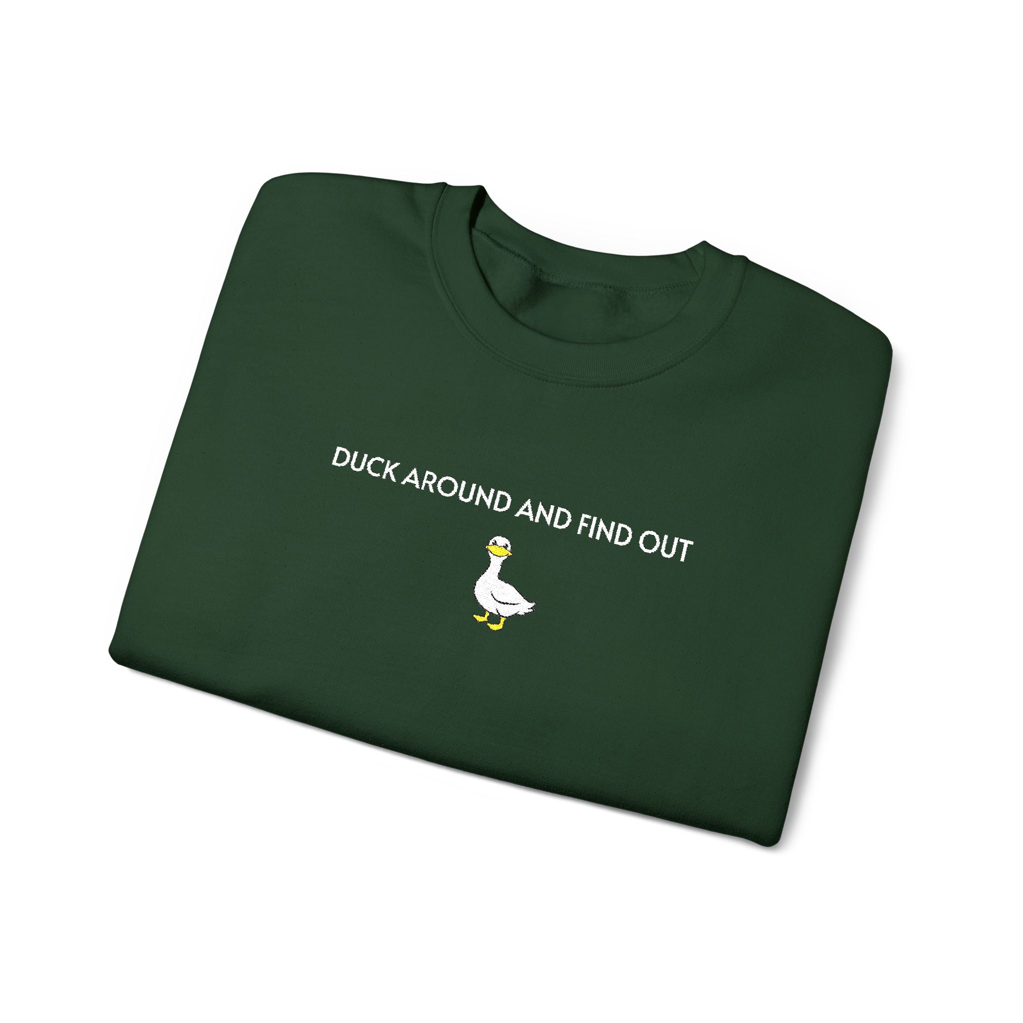 Duck Around Crewneck Sweatshirt- Unisex