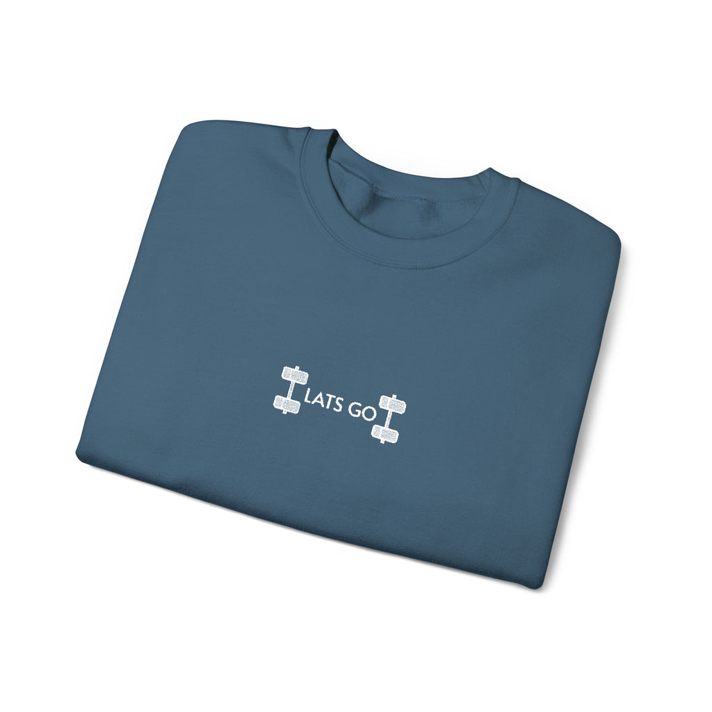 Weightlifting- Lats Go Crewneck Sweatshirt- Unisex