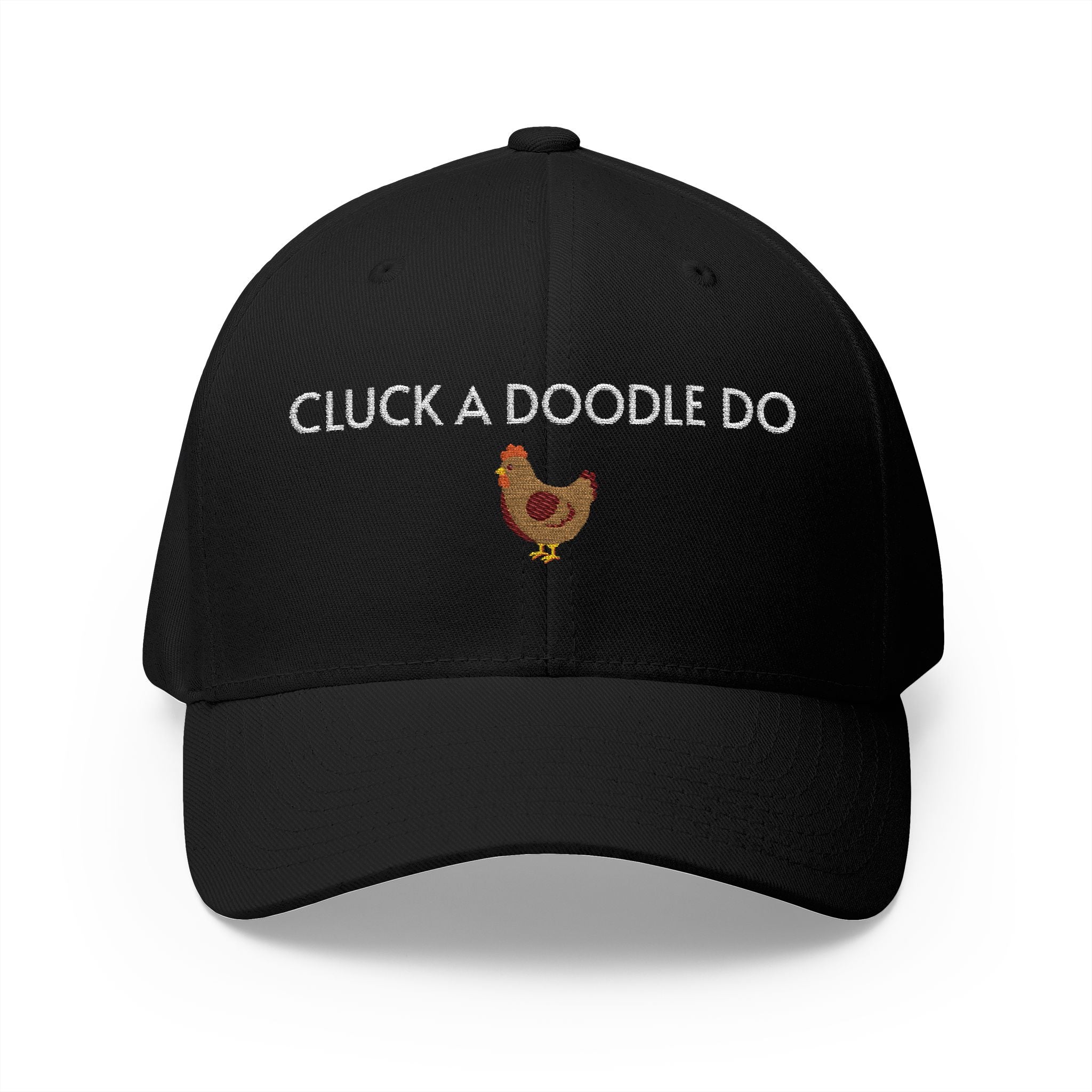 Cluck A Doodle Do Cap | Embroidered structured hat