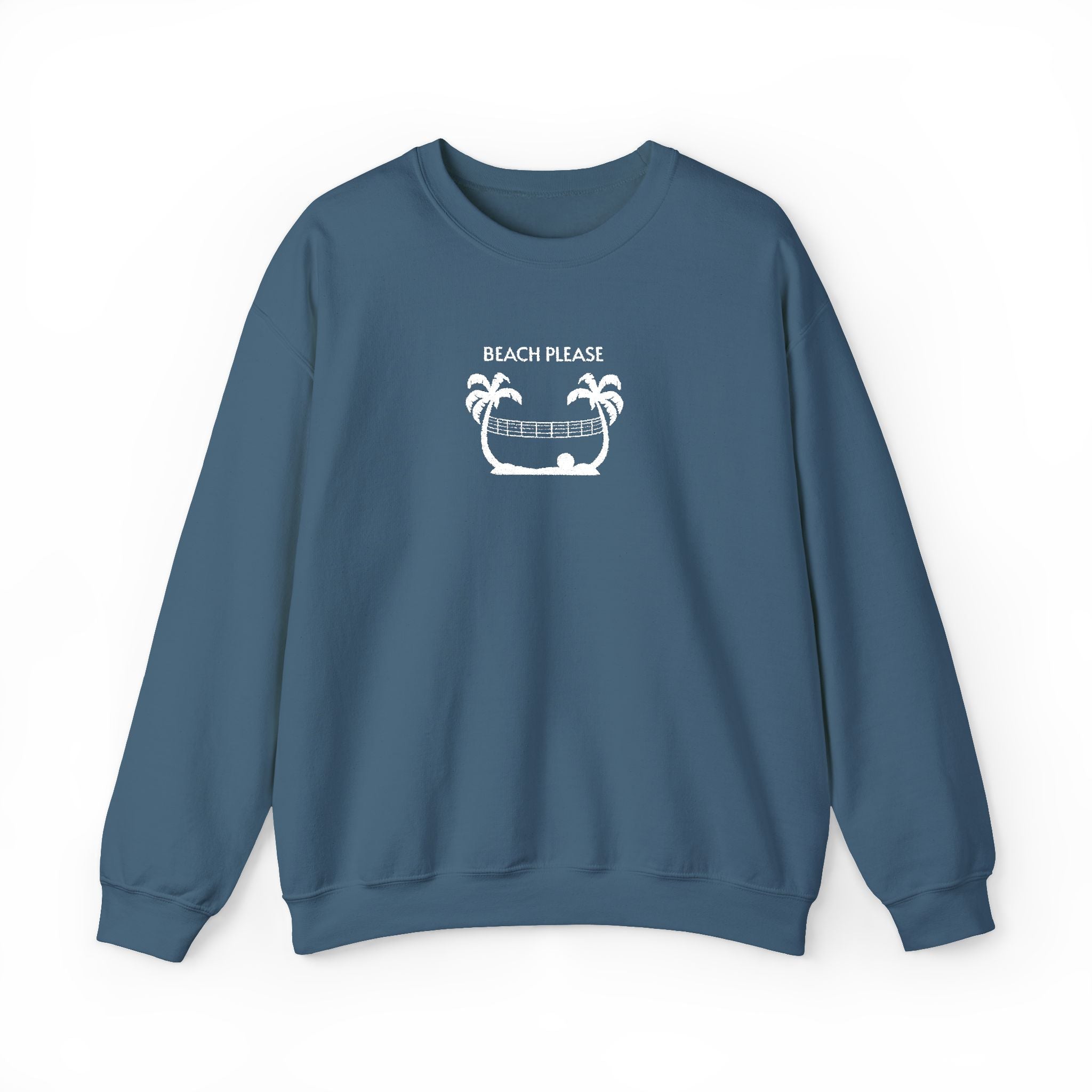 Volleyball- Beach Pease Crewneck Sweatshirt- Unisex