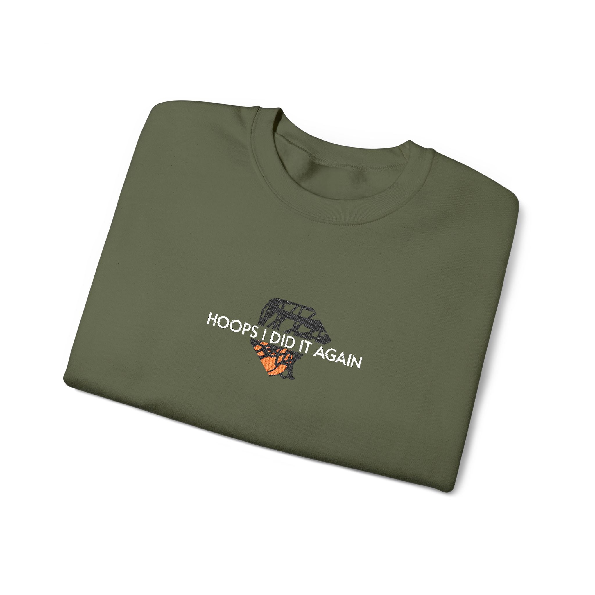 Basketball- Hoops I Did It Again Crewneck Sweatshirt- Unisex