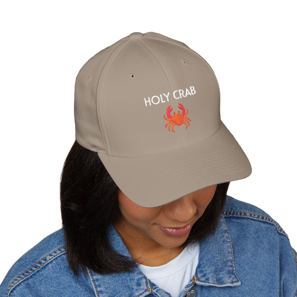 Holy Crab Cap | Embroidered structured hat