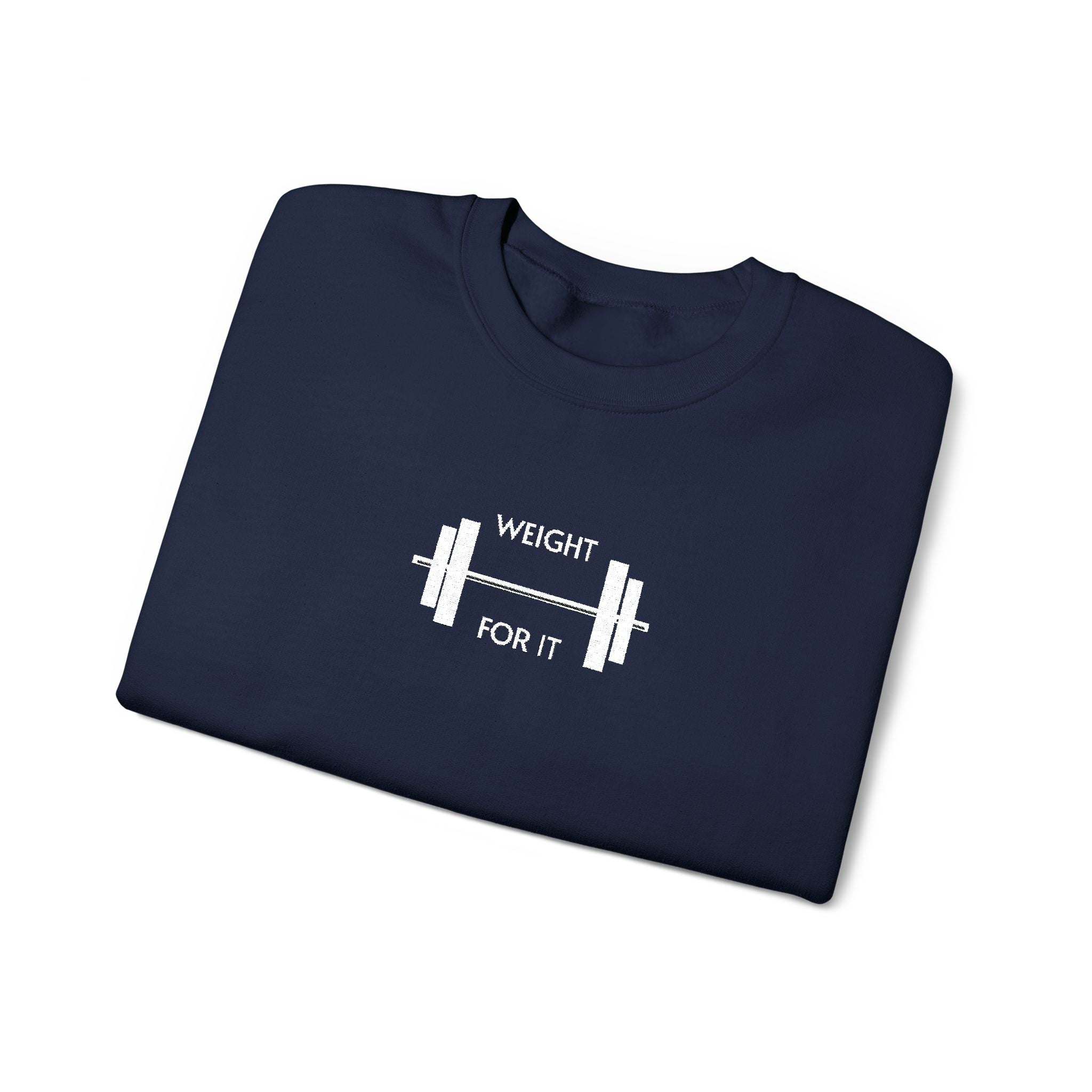 Weightlifting- Weight For It Crewneck Sweatshirt- Unisex