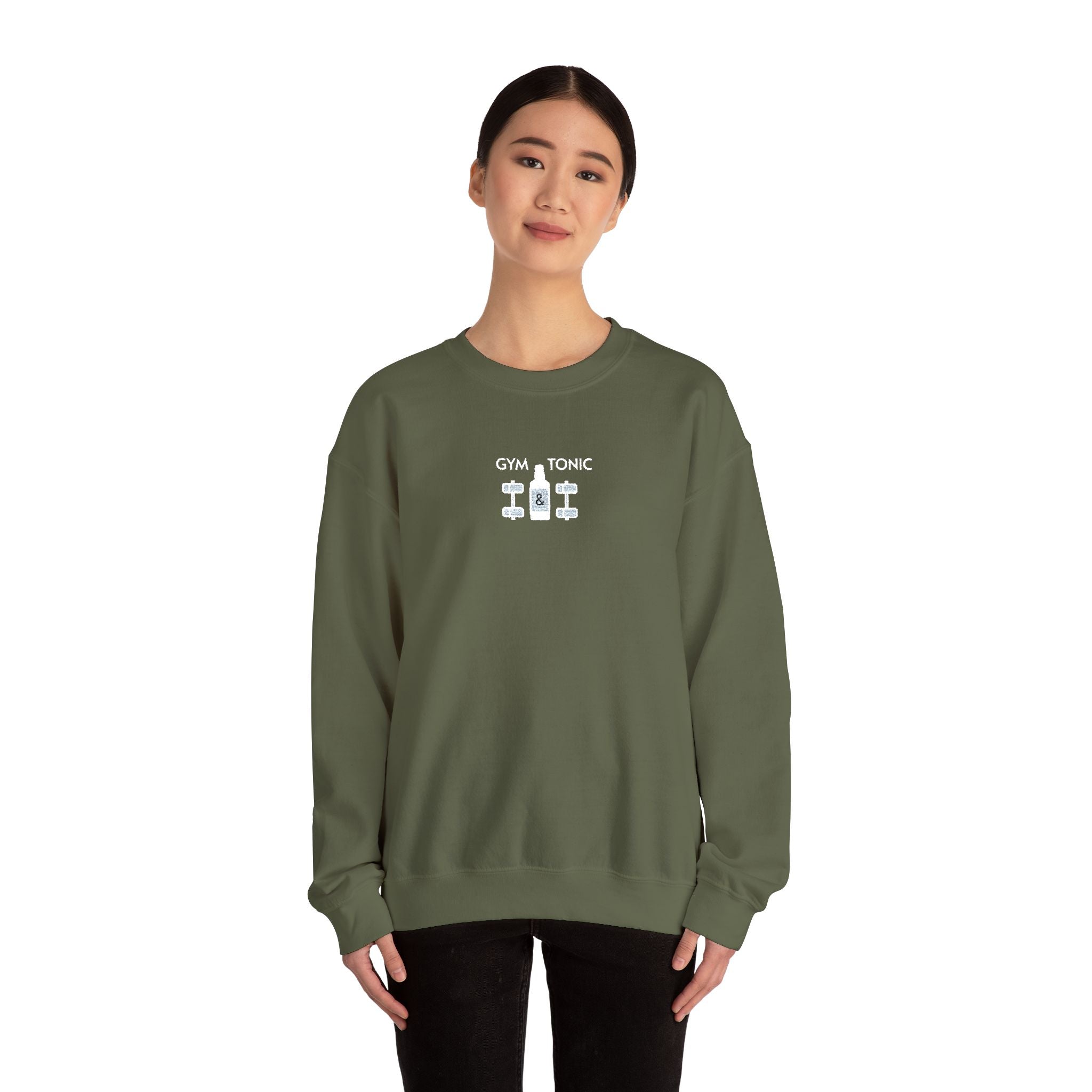 Weightlifting- Gym & Tonic Crewneck Sweatshirt- Unisex