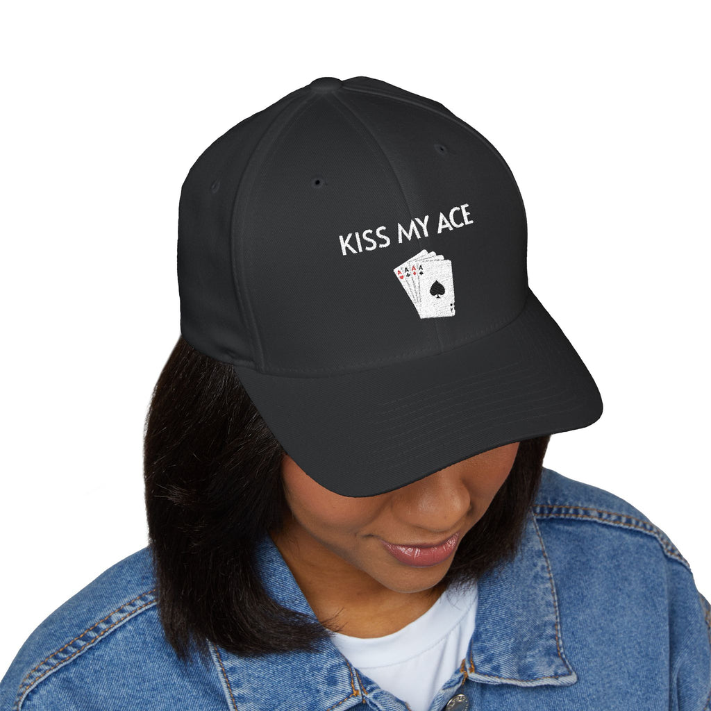 Kiss My Ace Cap | Embroidered structured hat