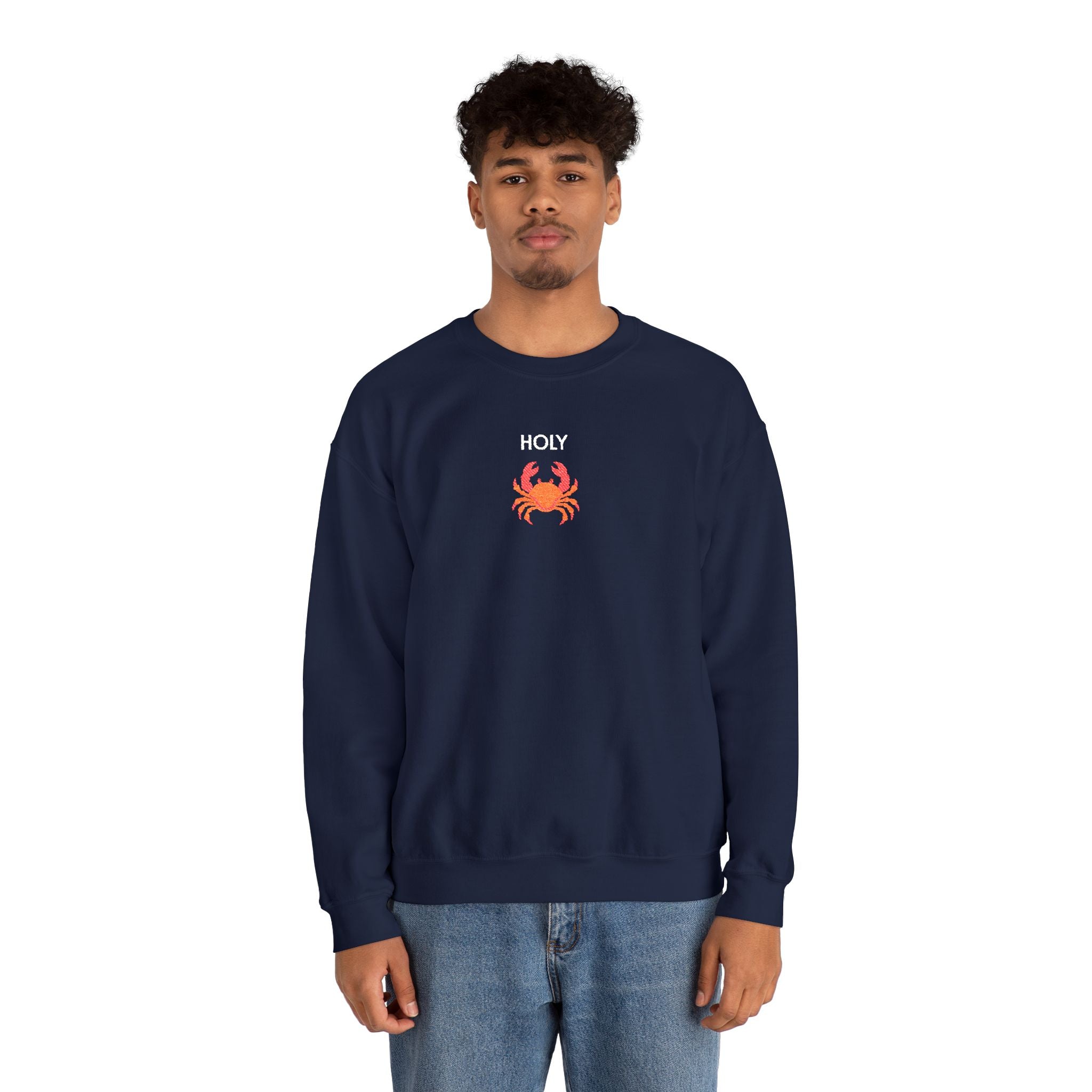 Holy Crab Crewneck Sweatshirt- Unisex