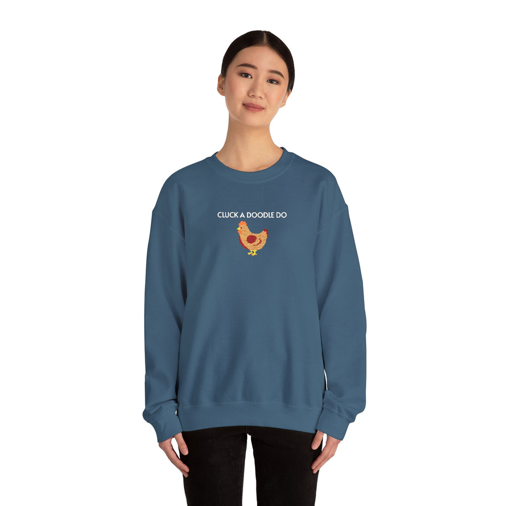 Cluck a Doodle Do Crewneck Sweatshirt- Unisex