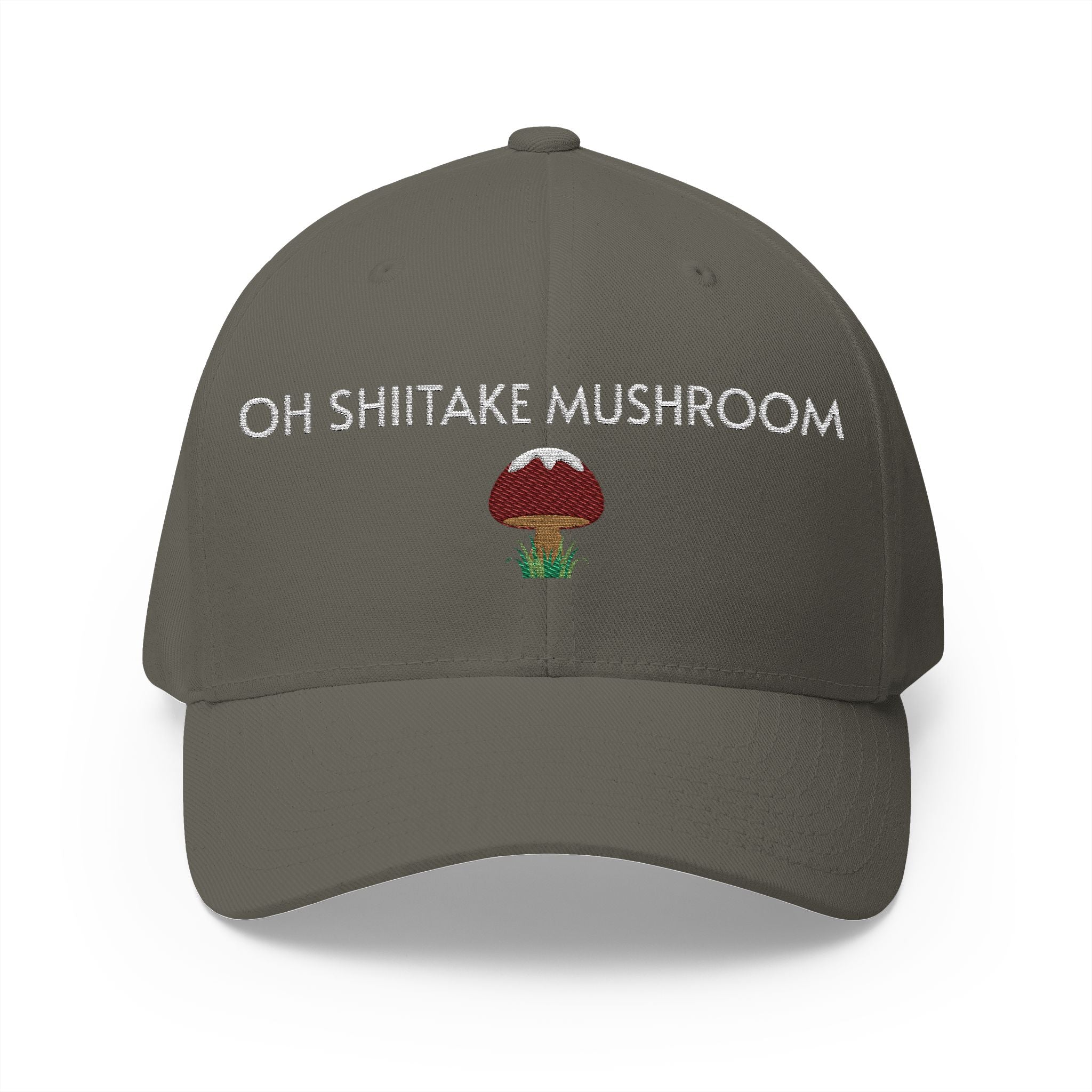 Oh Shiitake Mushroom Cap | Embroidered structured hat
