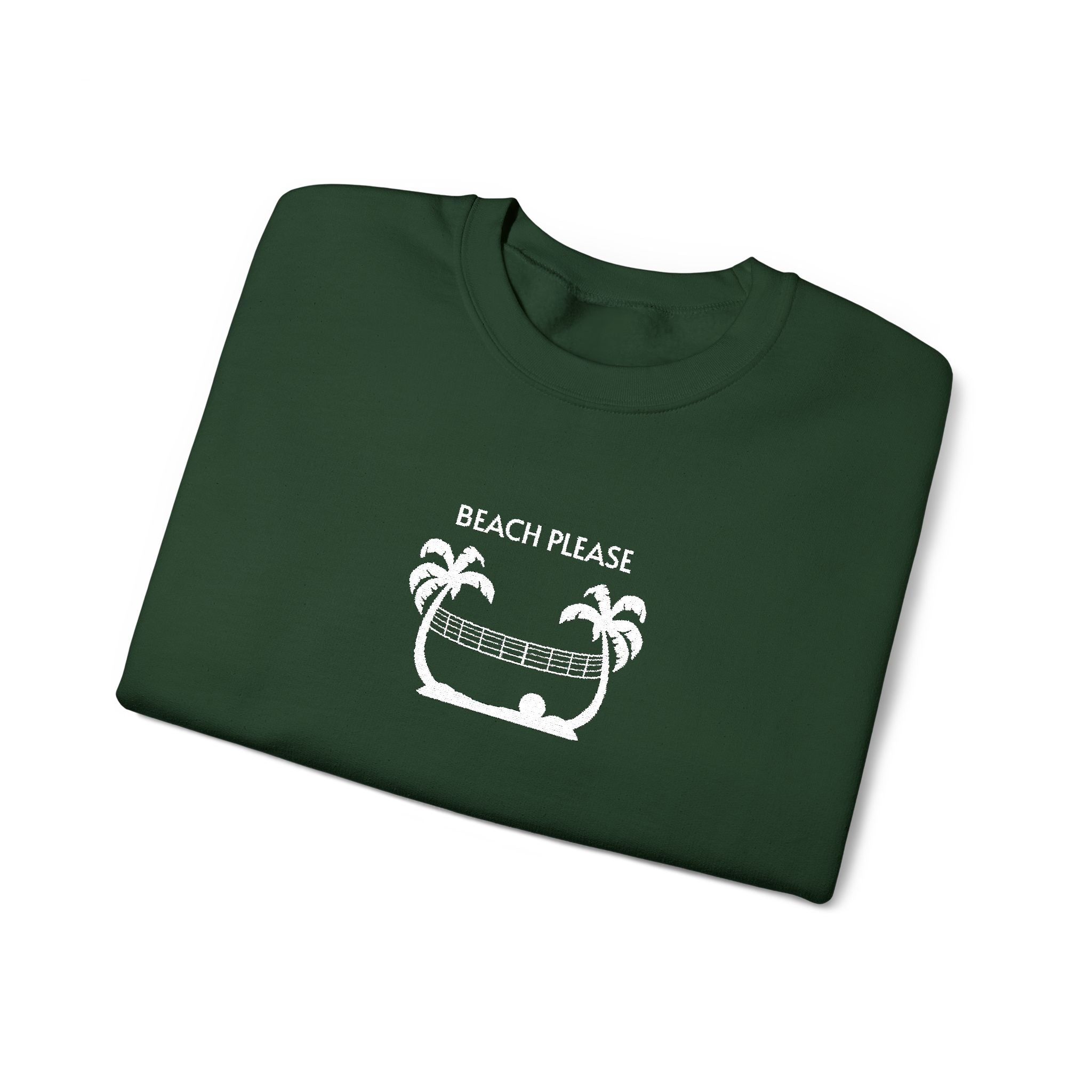 Volleyball- Beach Pease Crewneck Sweatshirt- Unisex