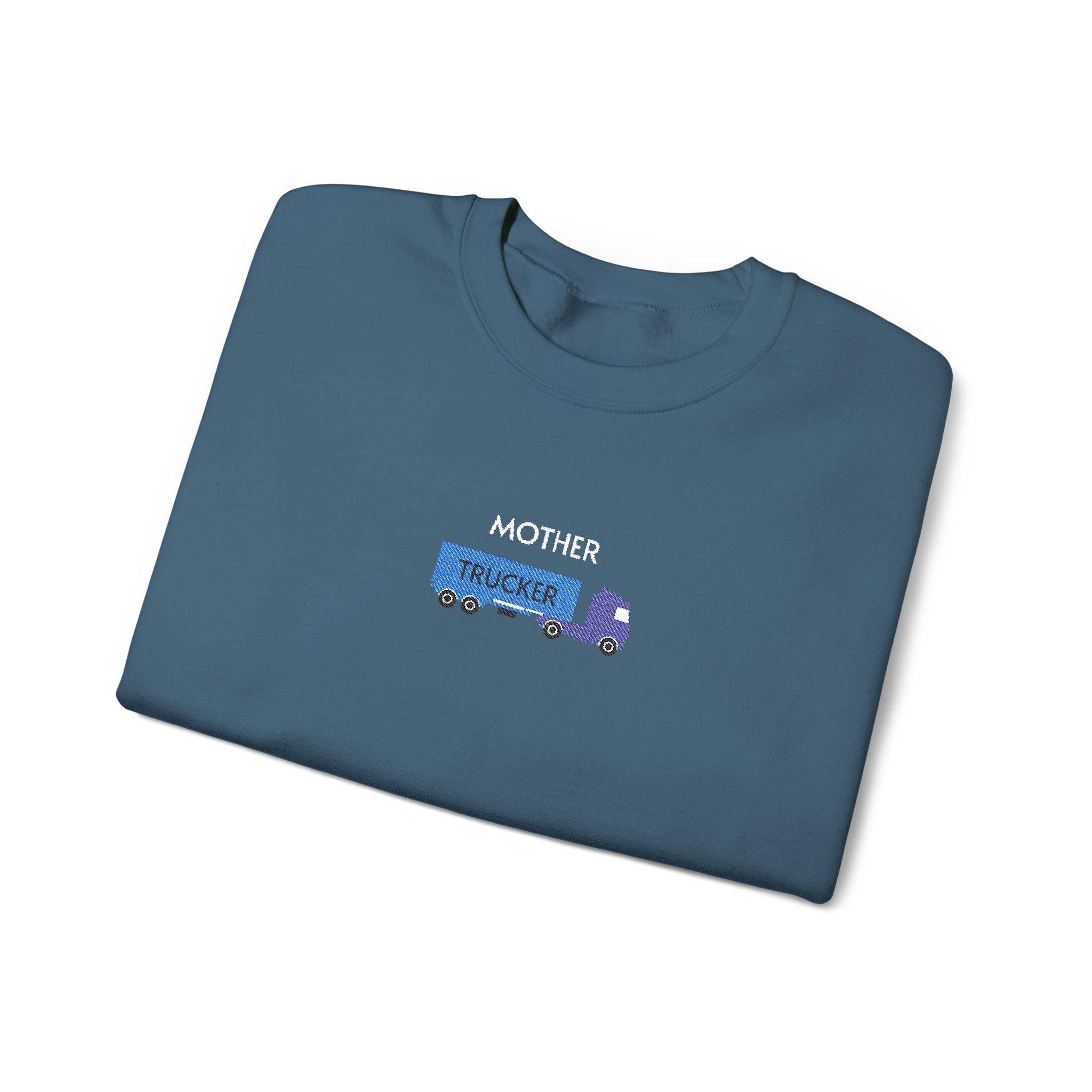Mother Trucker Crewneck Sweatshirt- Unisex