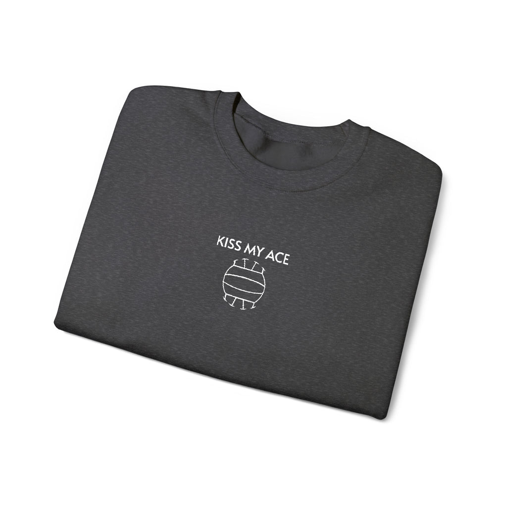 Volleyball- Kiss My Ace Crewneck Sweatshirt- Unisex