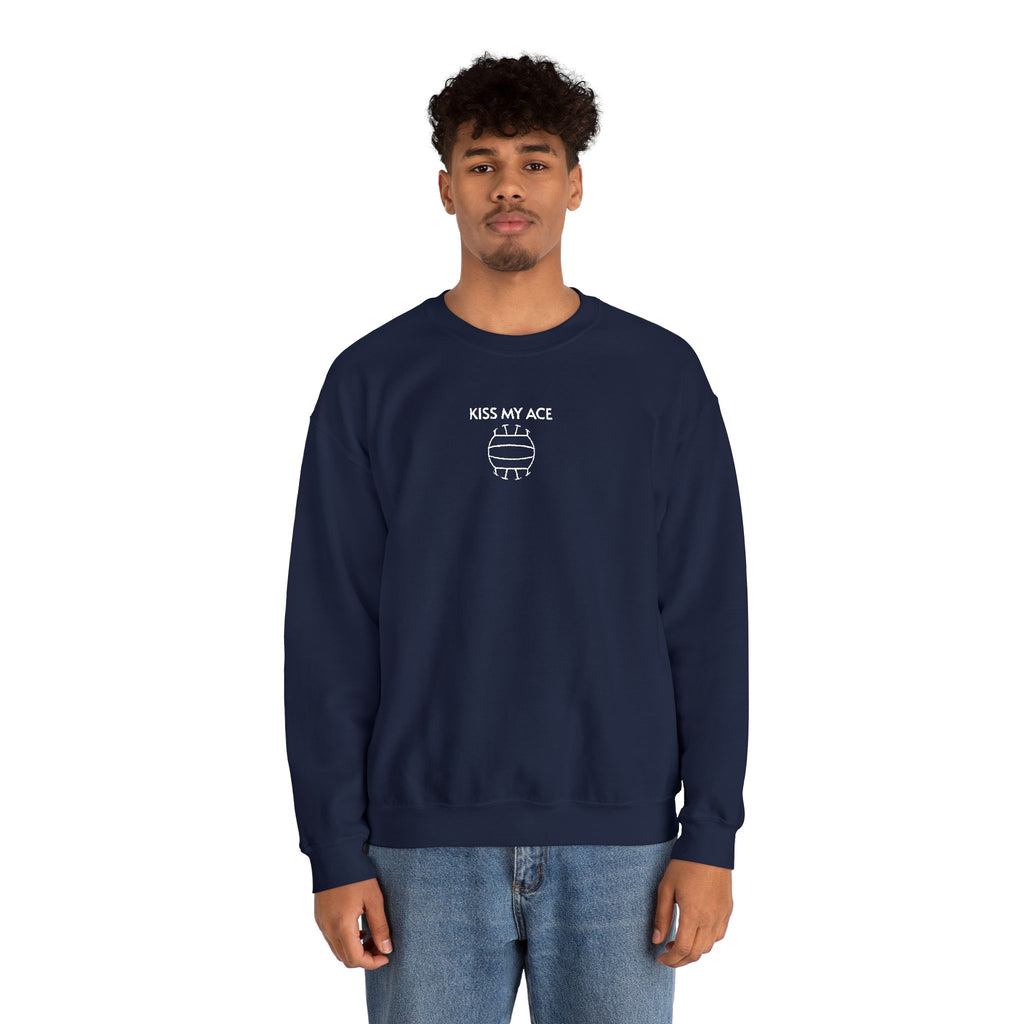 Volleyball- Kiss My Ace Crewneck Sweatshirt- Unisex