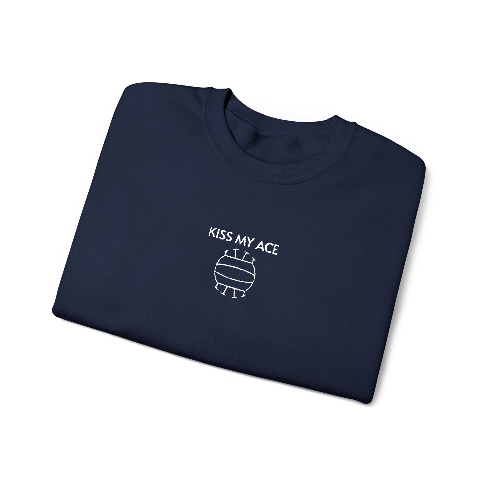 Volleyball- Kiss My Ace Crewneck Sweatshirt- Unisex