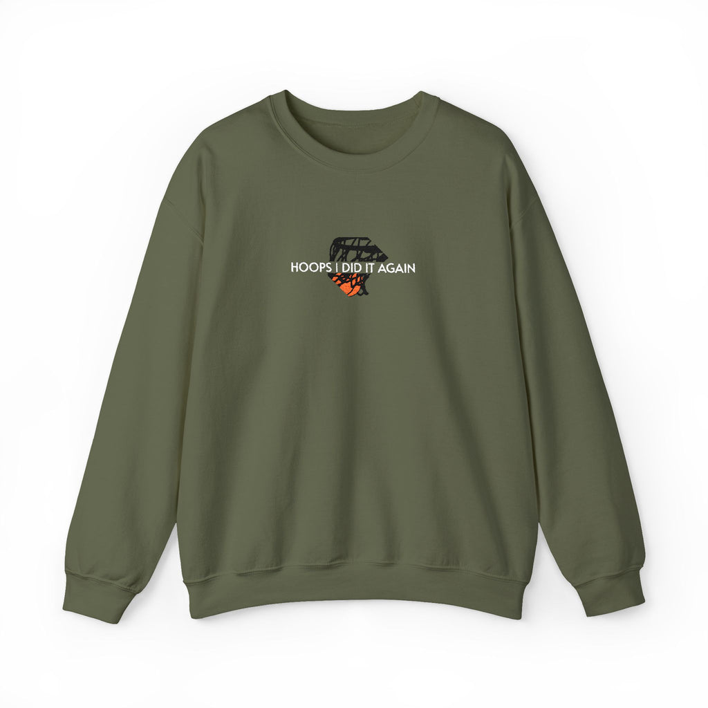Basketball- Hoops I Did It Again Crewneck Sweatshirt- Unisex