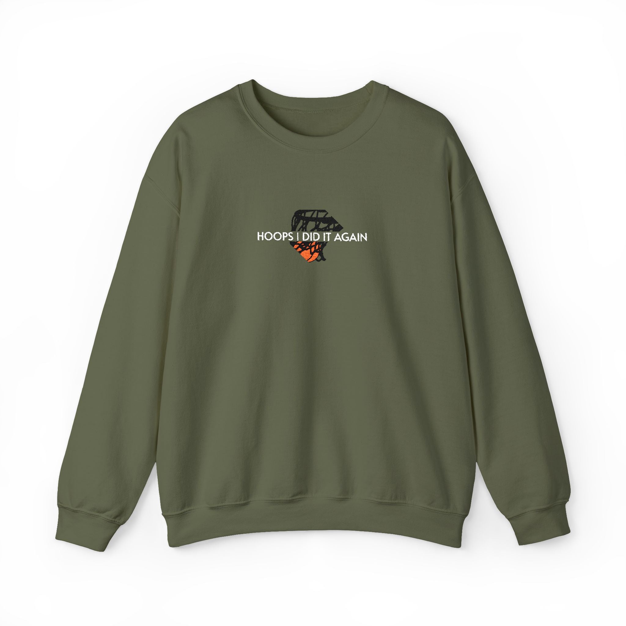 Basketball- Hoops I Did It Again Crewneck Sweatshirt- Unisex