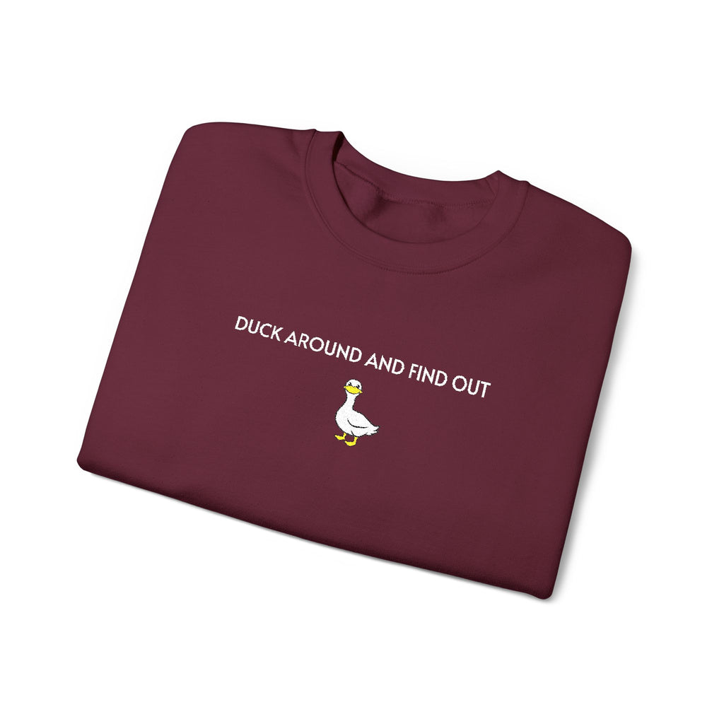 Duck Around Crewneck Sweatshirt- Unisex