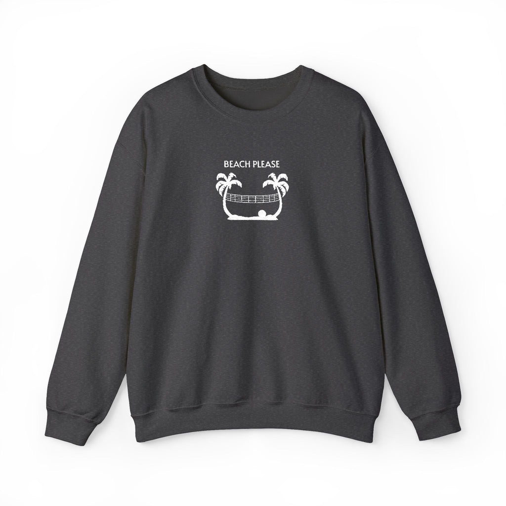 Volleyball- Beach Pease Crewneck Sweatshirt- Unisex