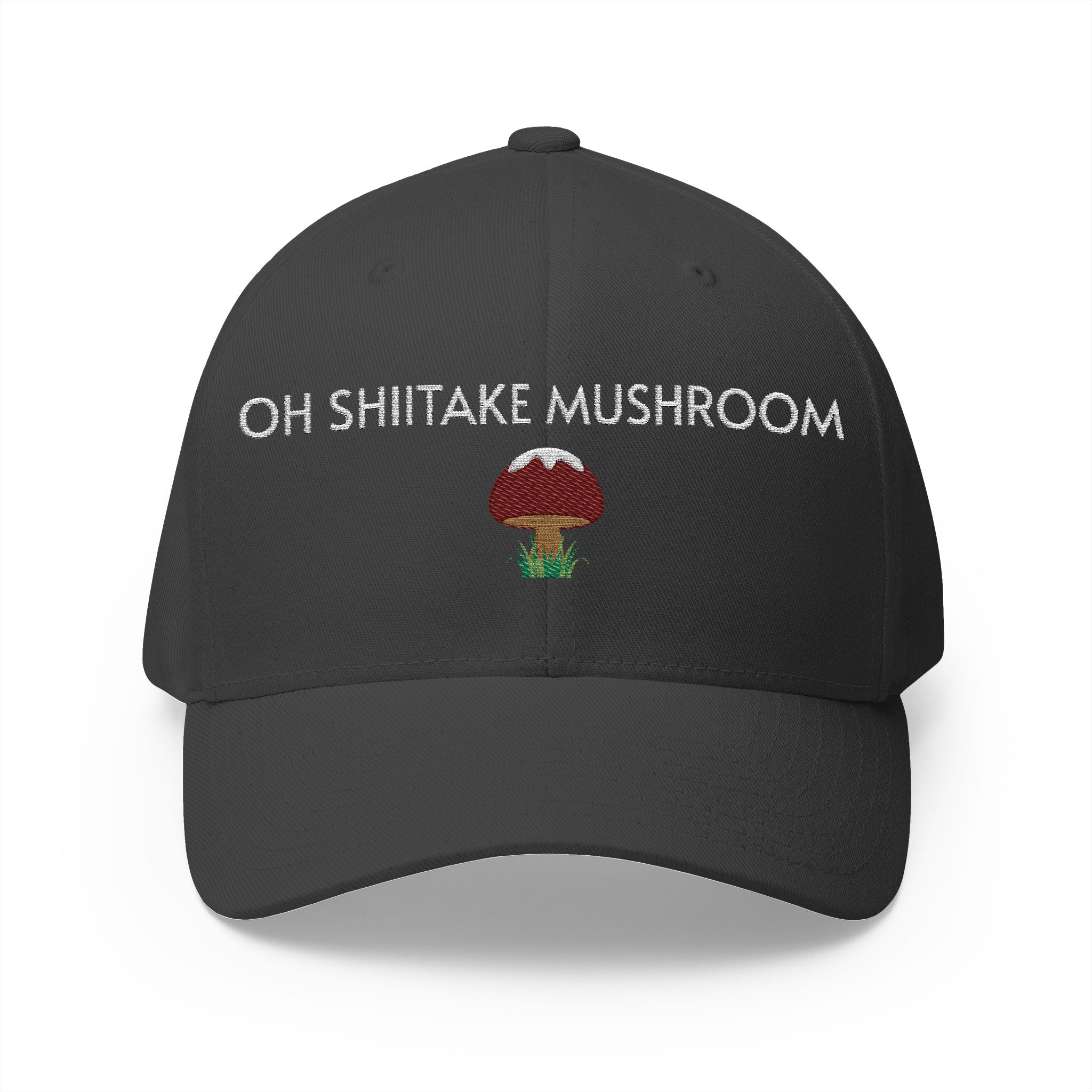 Oh Shiitake Mushroom Cap | Embroidered structured hat