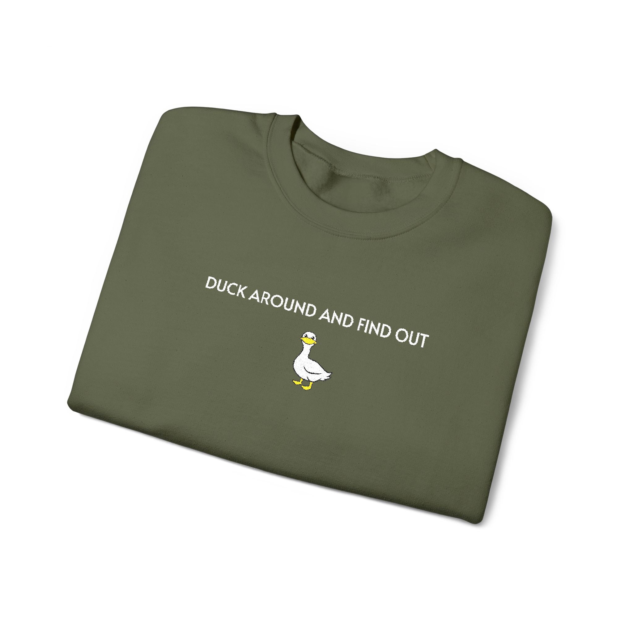 Duck Around Crewneck Sweatshirt- Unisex