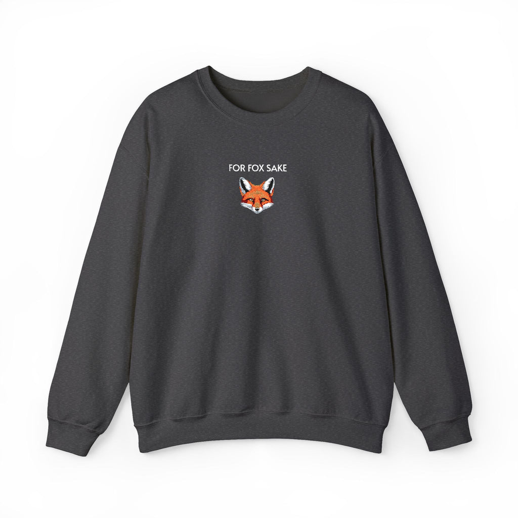For Fox Sake Crewneck Sweatshirt- Unisex