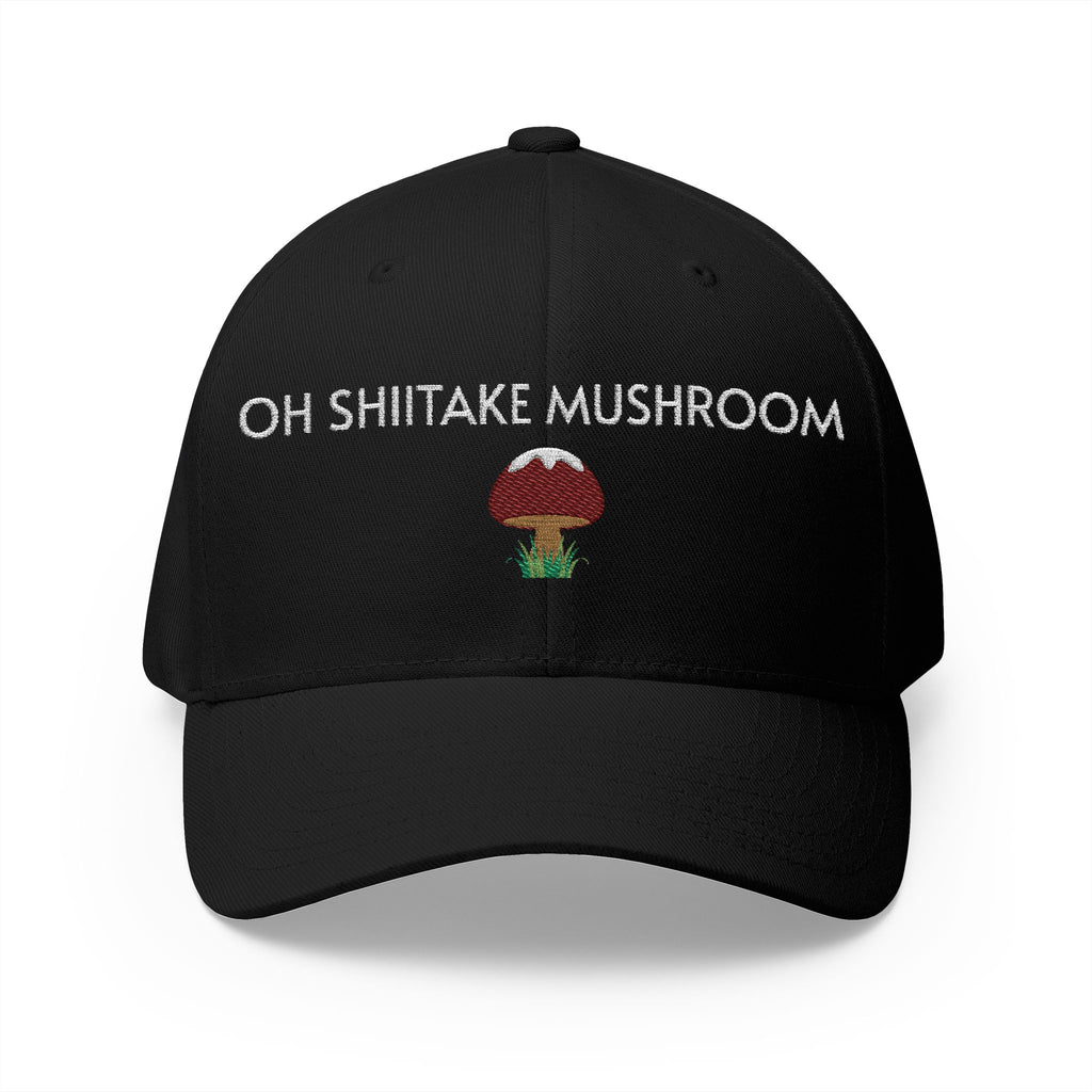Oh Shiitake Mushroom Cap | Embroidered structured hat
