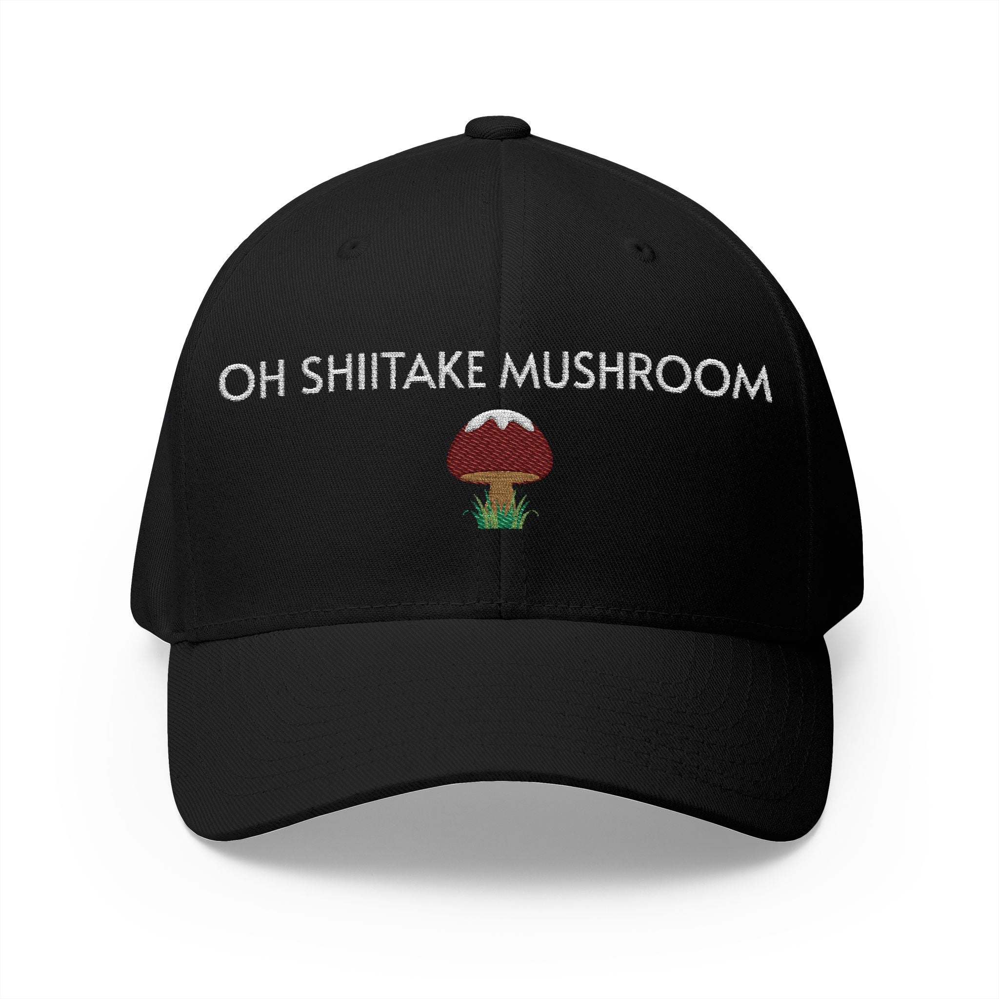 Oh Shiitake Mushroom Cap | Embroidered structured hat
