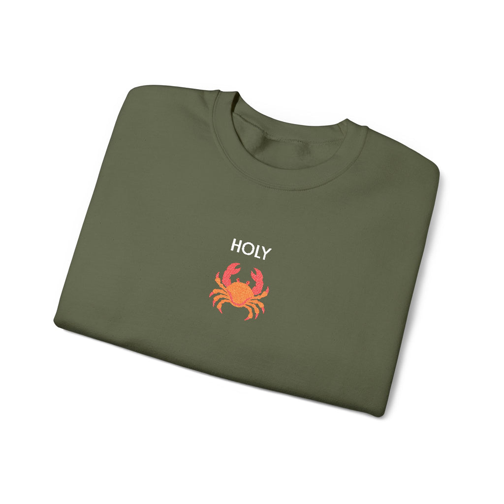 Holy Crab Crewneck Sweatshirt- Unisex