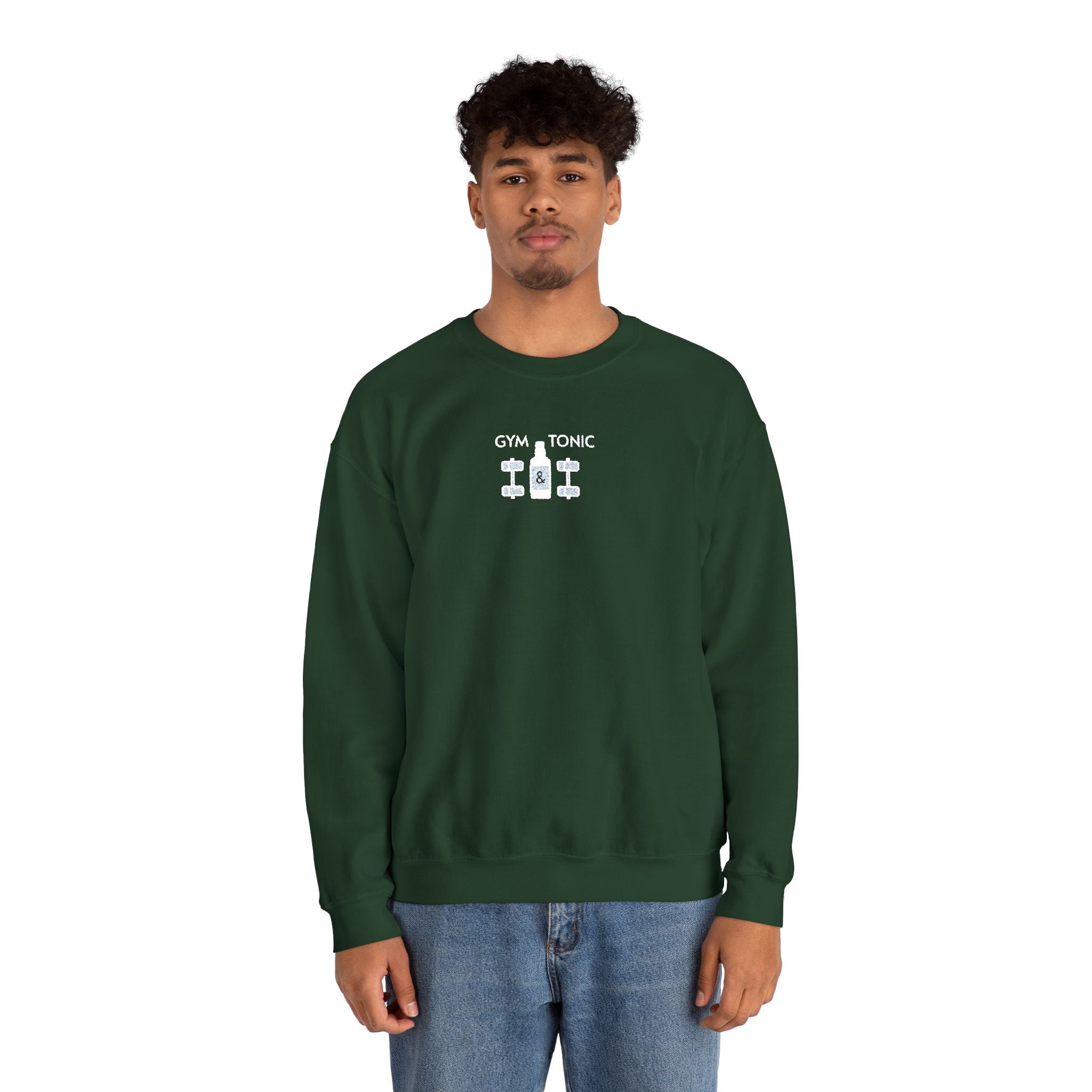 Weightlifting- Gym & Tonic Crewneck Sweatshirt- Unisex