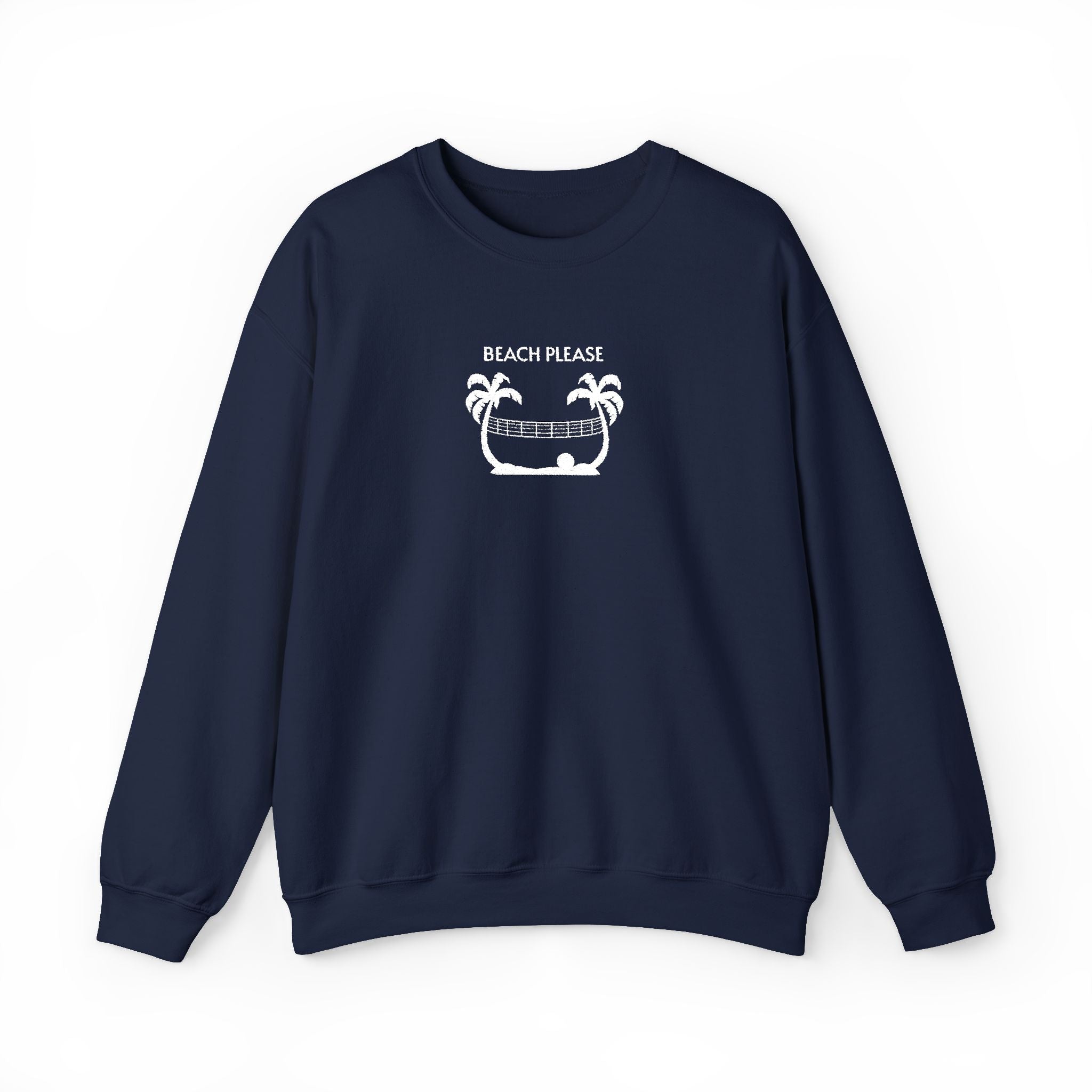 Volleyball- Beach Pease Crewneck Sweatshirt- Unisex