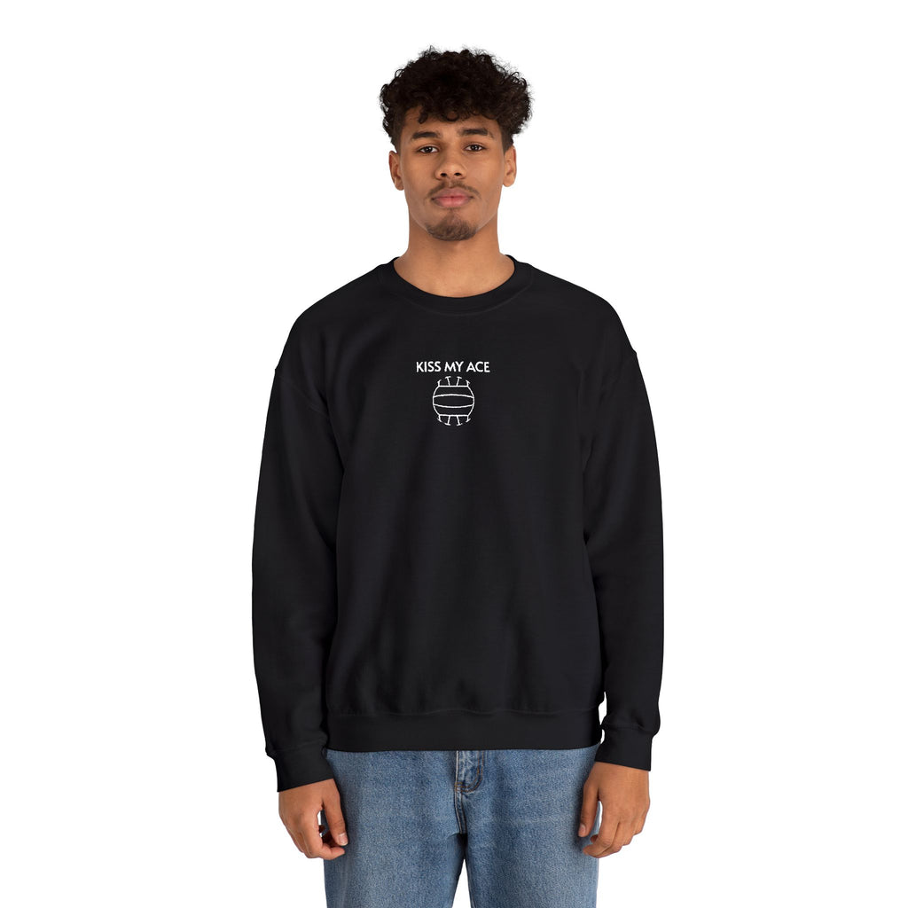Volleyball- Kiss My Ace Crewneck Sweatshirt- Unisex