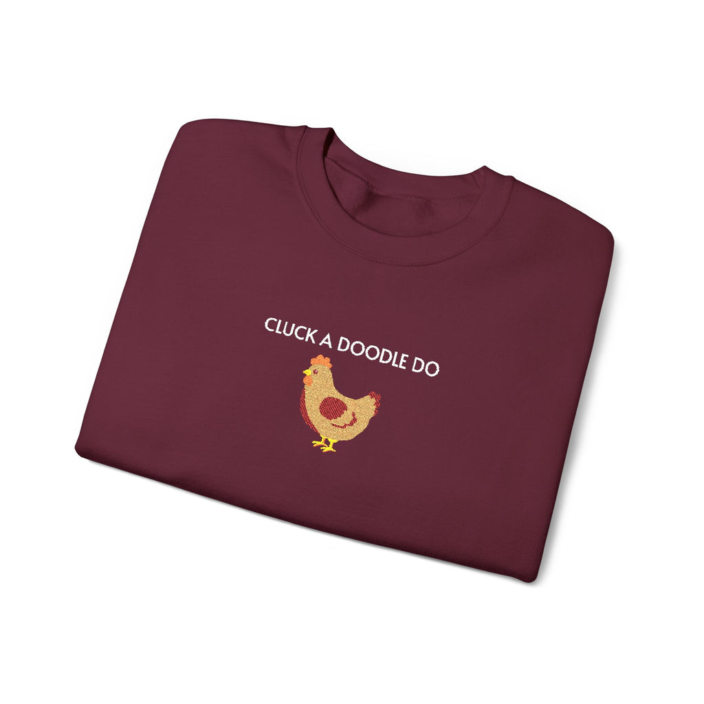 Cluck a Doodle Do Crewneck Sweatshirt- Unisex