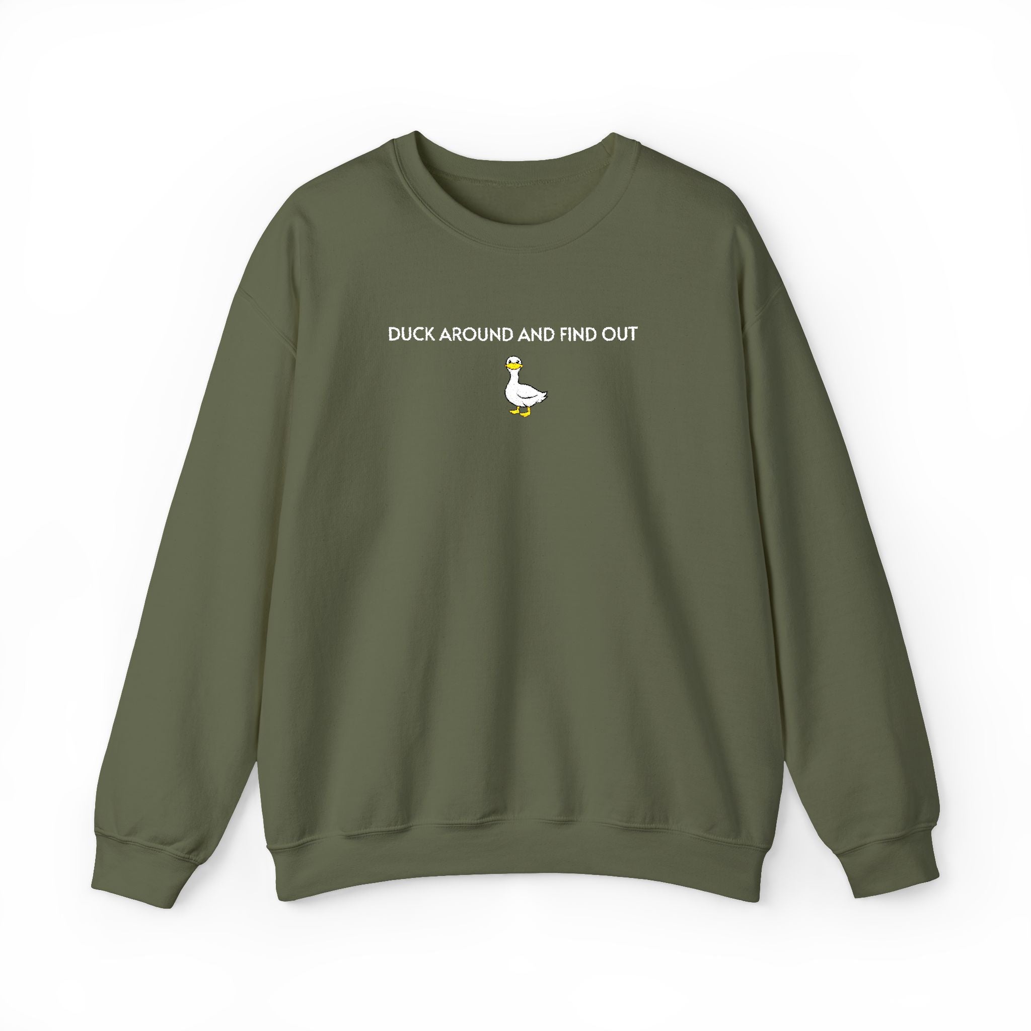 Duck Around Crewneck Sweatshirt- Unisex