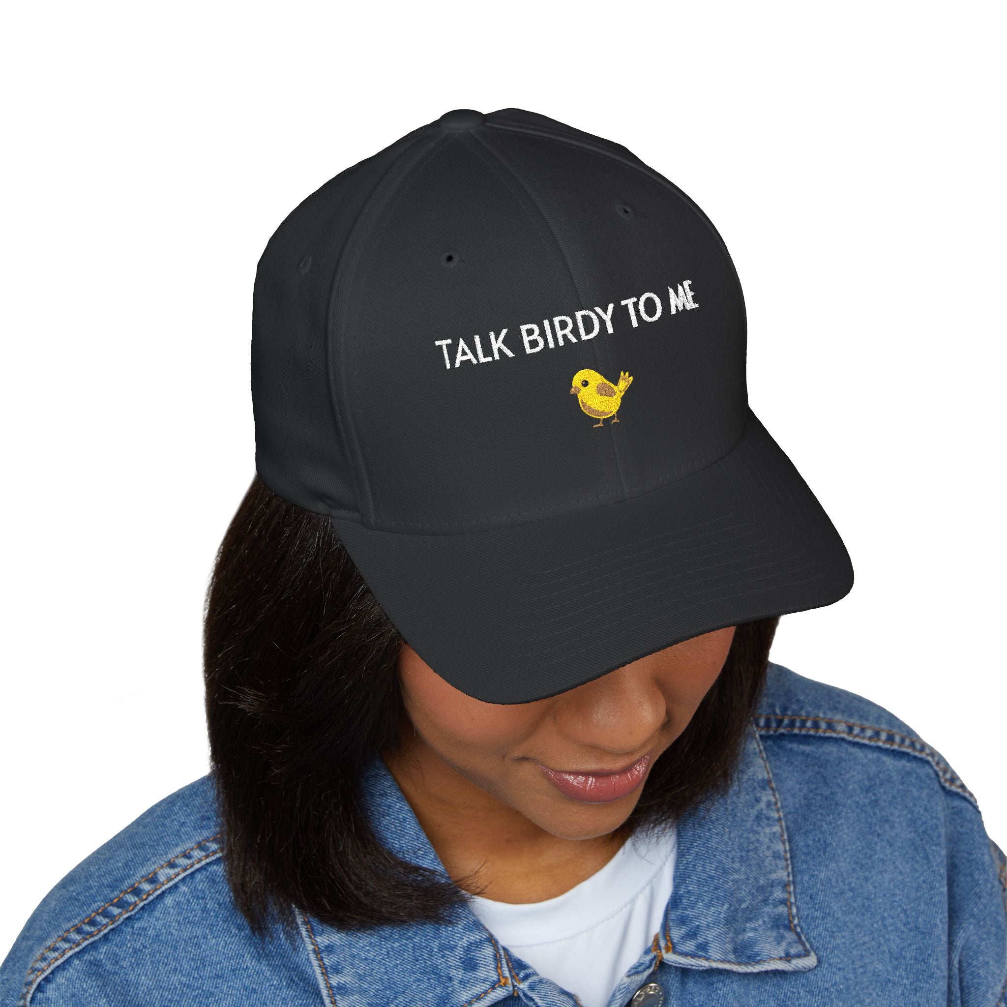 Talk Birdy To Me Cap | Embroidered structured hat