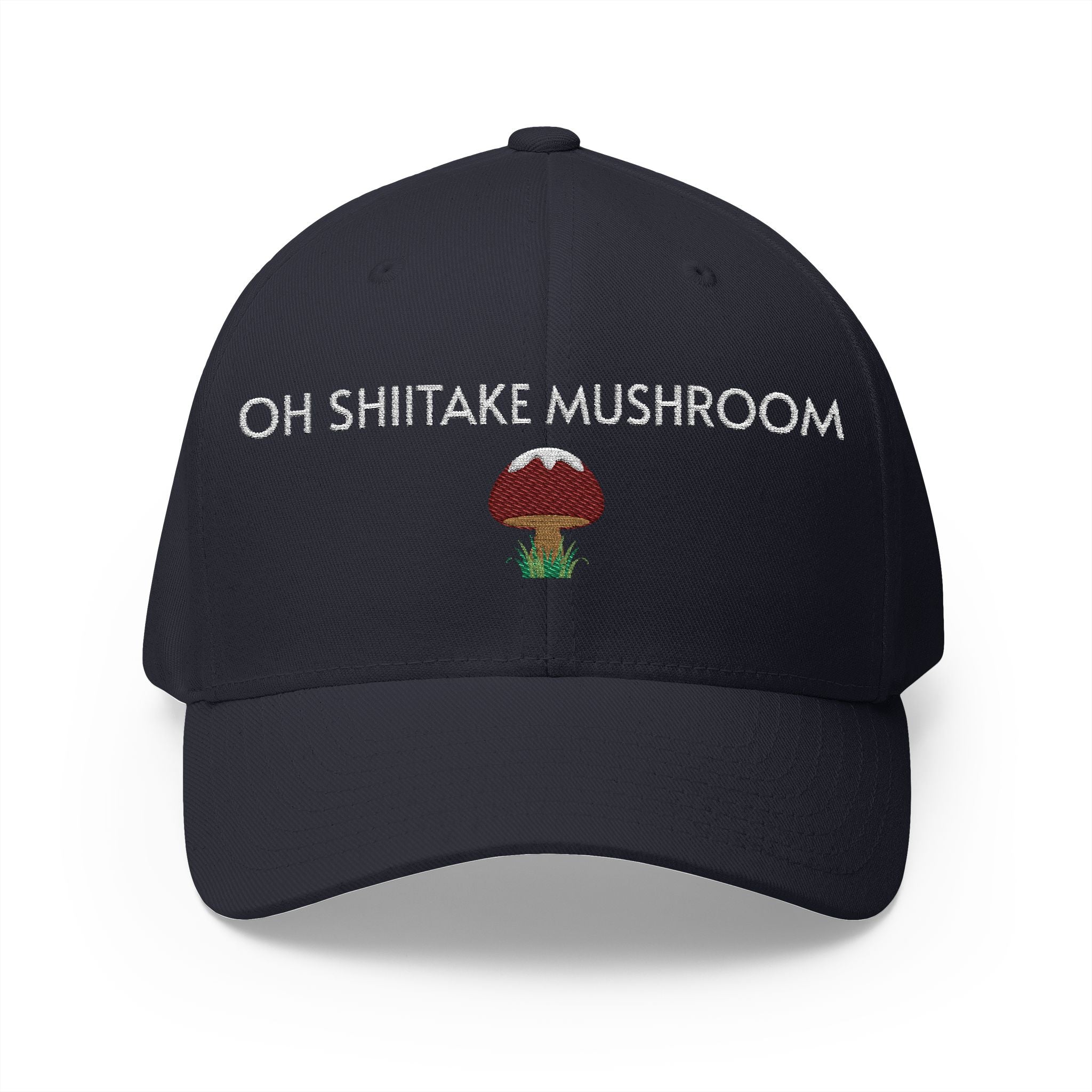 Oh Shiitake Mushroom Cap | Embroidered structured hat