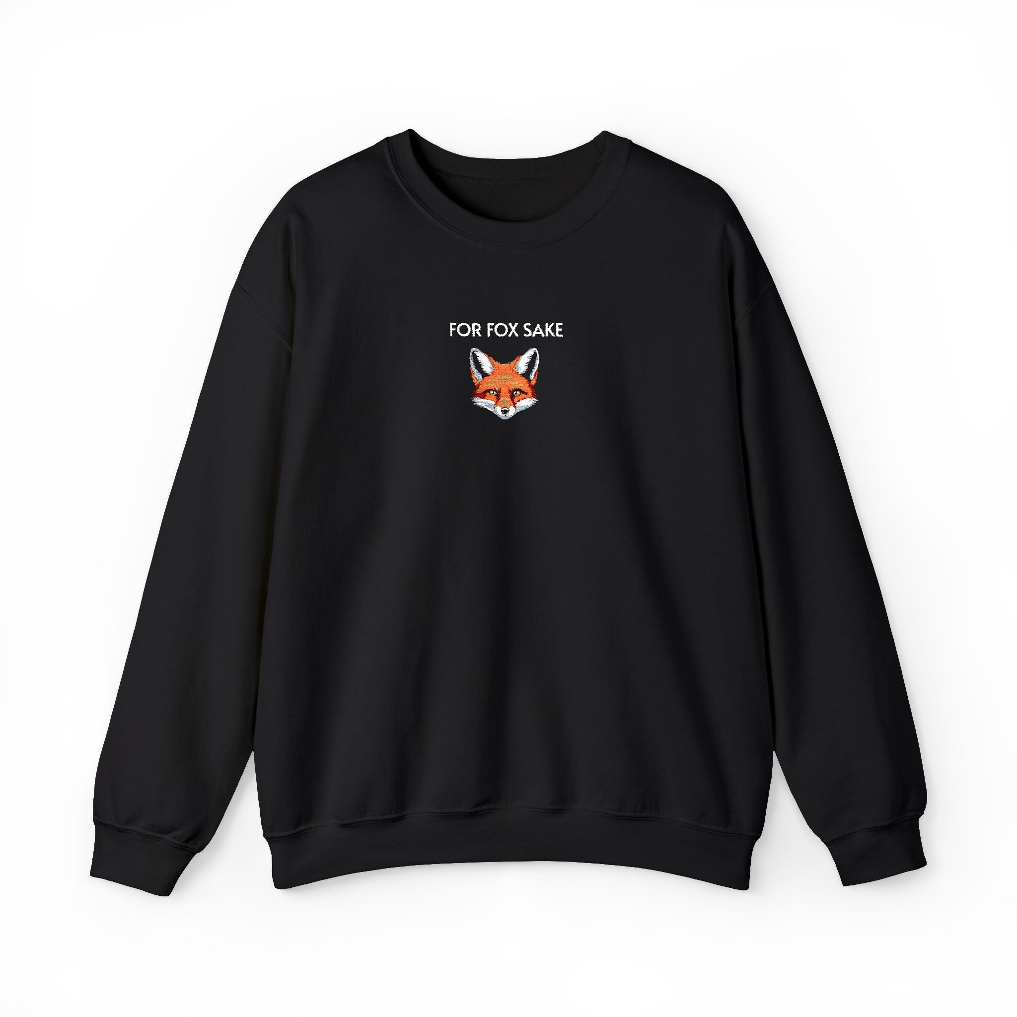 For Fox Sake Crewneck Sweatshirt- Unisex