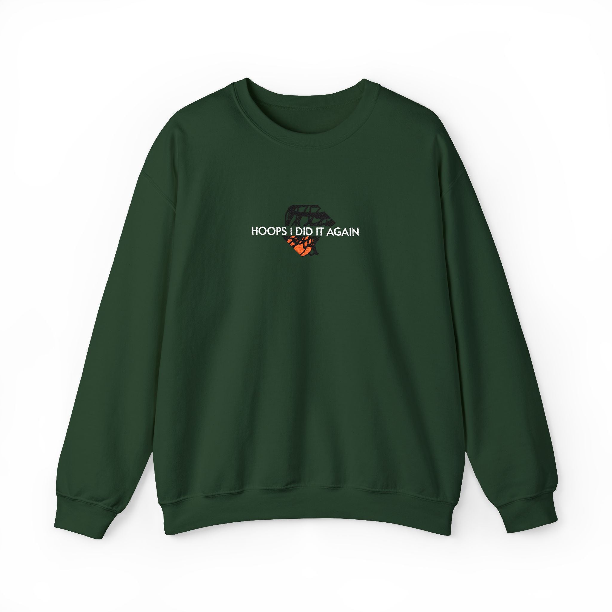 Basketball- Hoops I Did It Again Crewneck Sweatshirt- Unisex