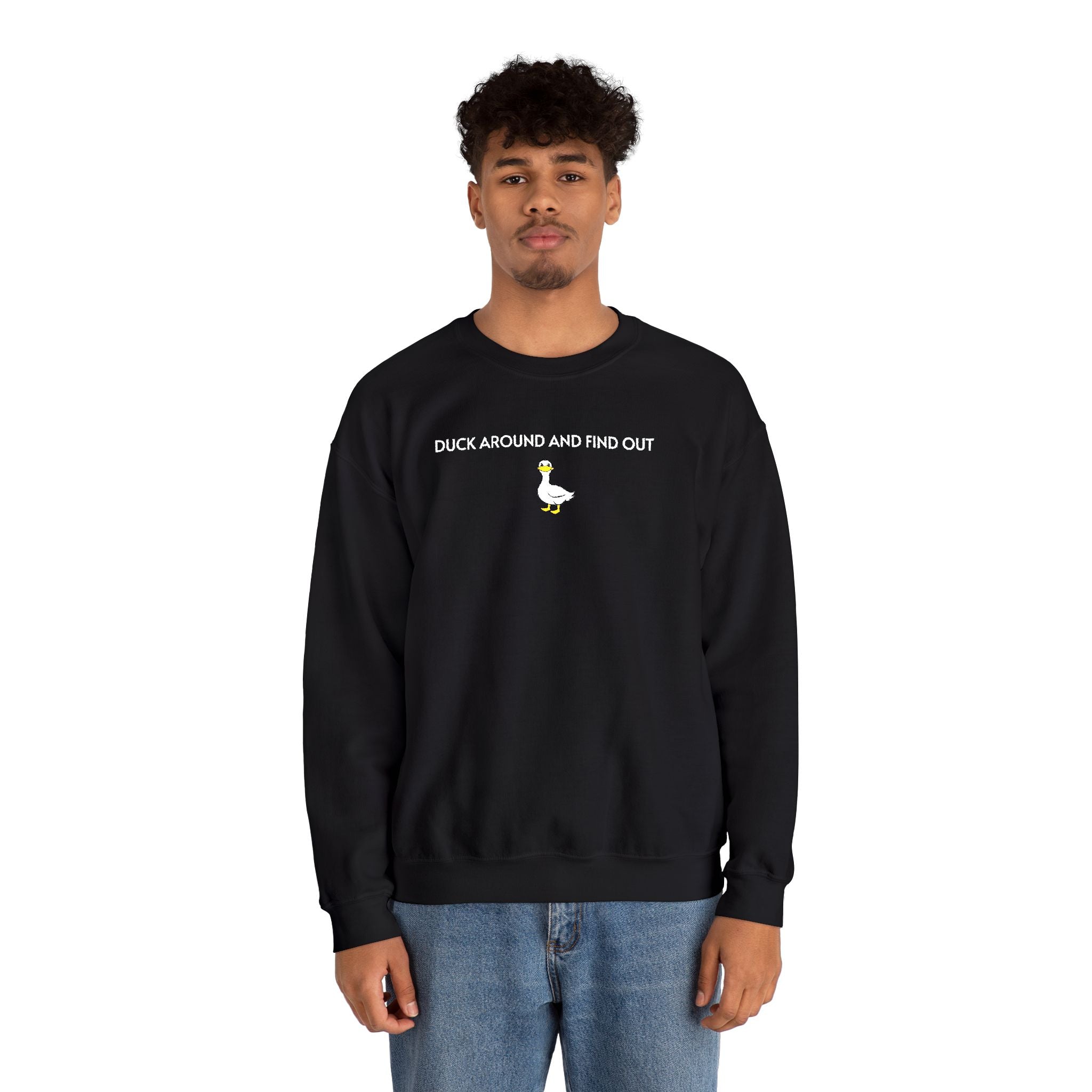 Duck Around Crewneck Sweatshirt- Unisex