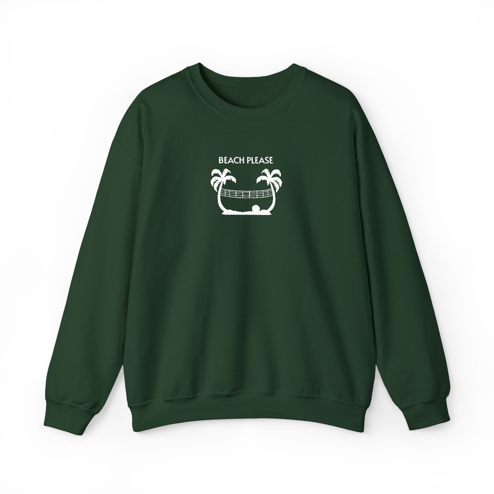 Volleyball- Beach Pease Crewneck Sweatshirt- Unisex