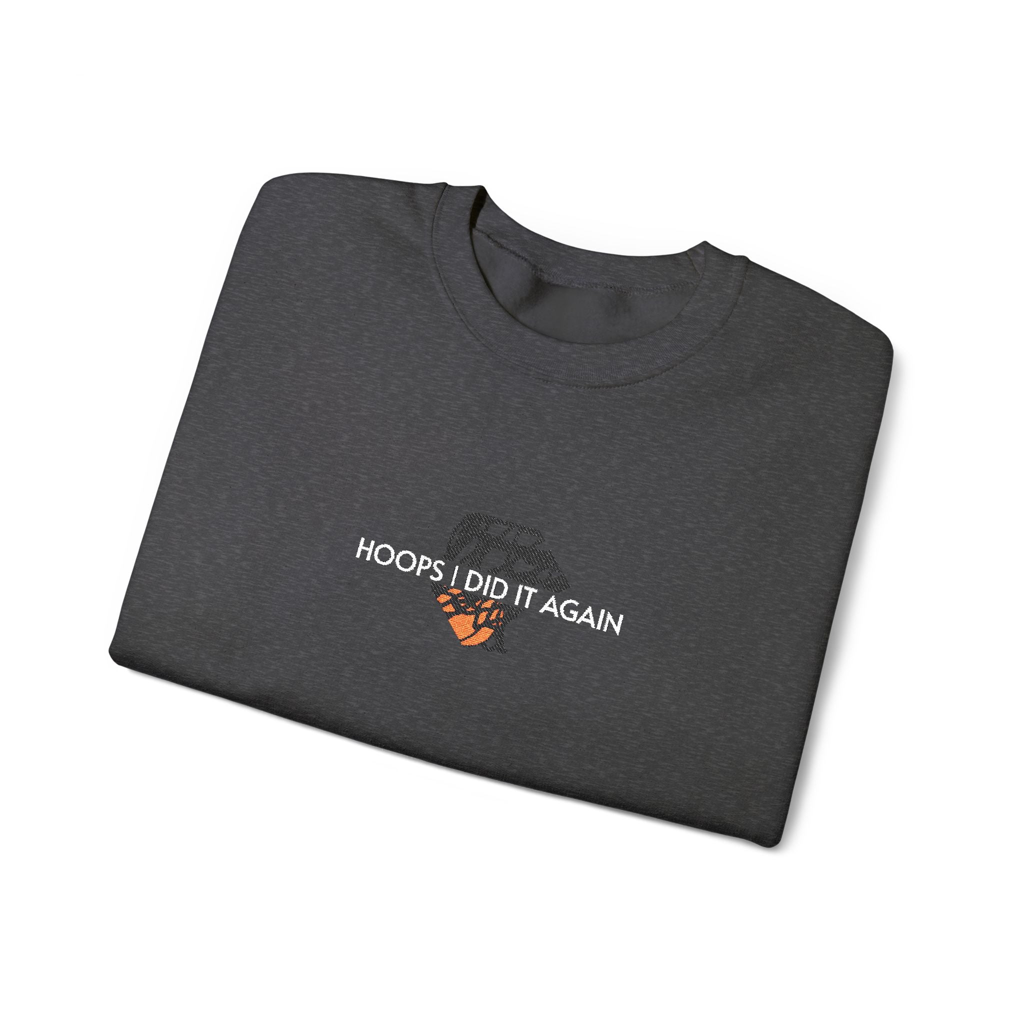 Basketball- Hoops I Did It Again Crewneck Sweatshirt- Unisex