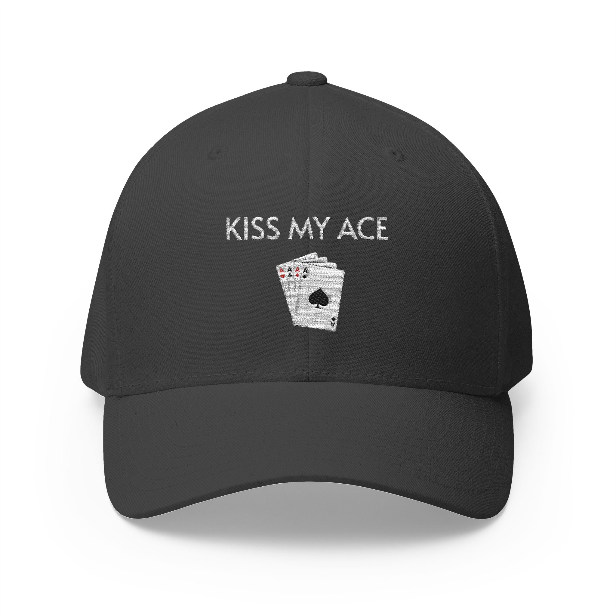 Kiss My Ace Cap | Embroidered structured hat