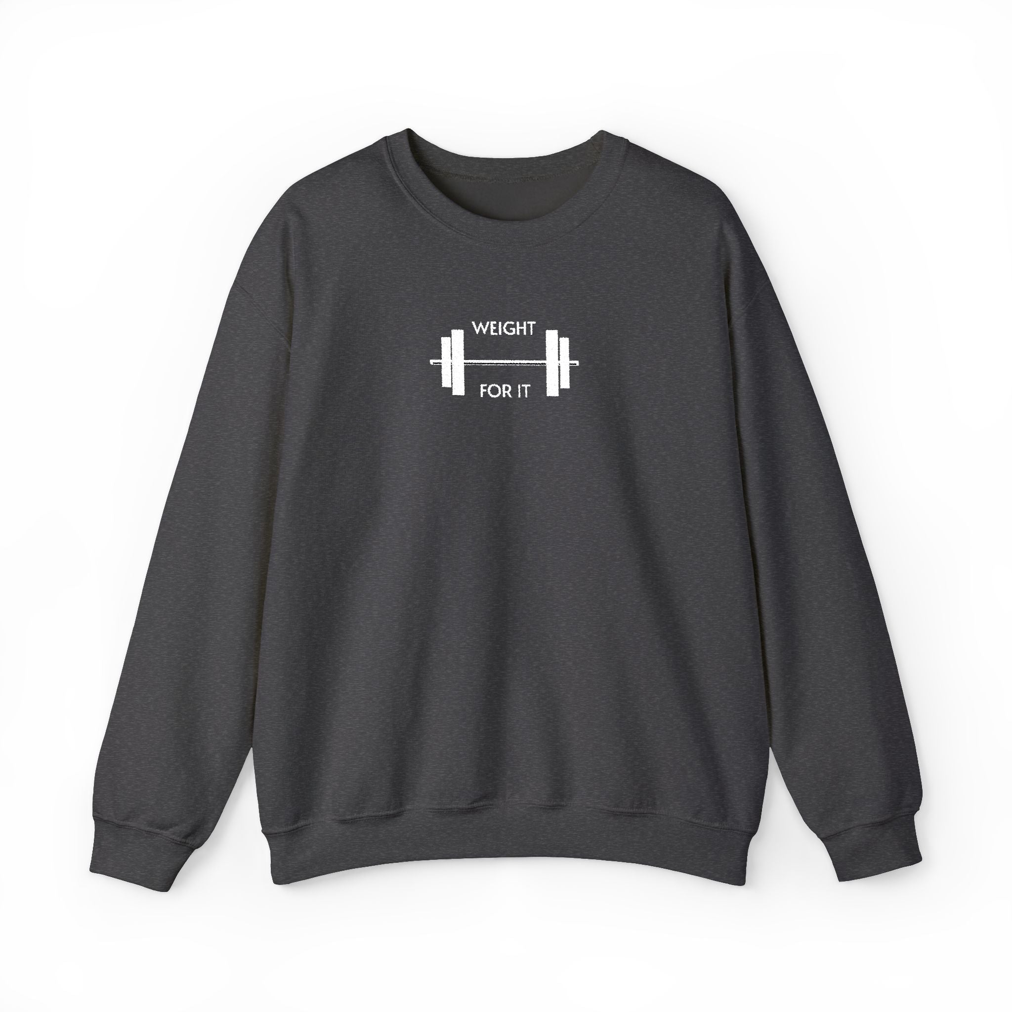 Weightlifting- Weight For It Crewneck Sweatshirt- Unisex