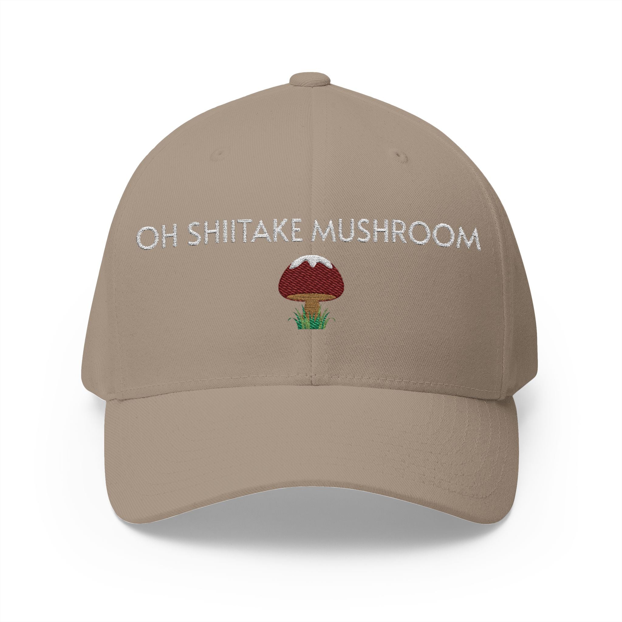 Oh Shiitake Mushroom Cap | Embroidered structured hat