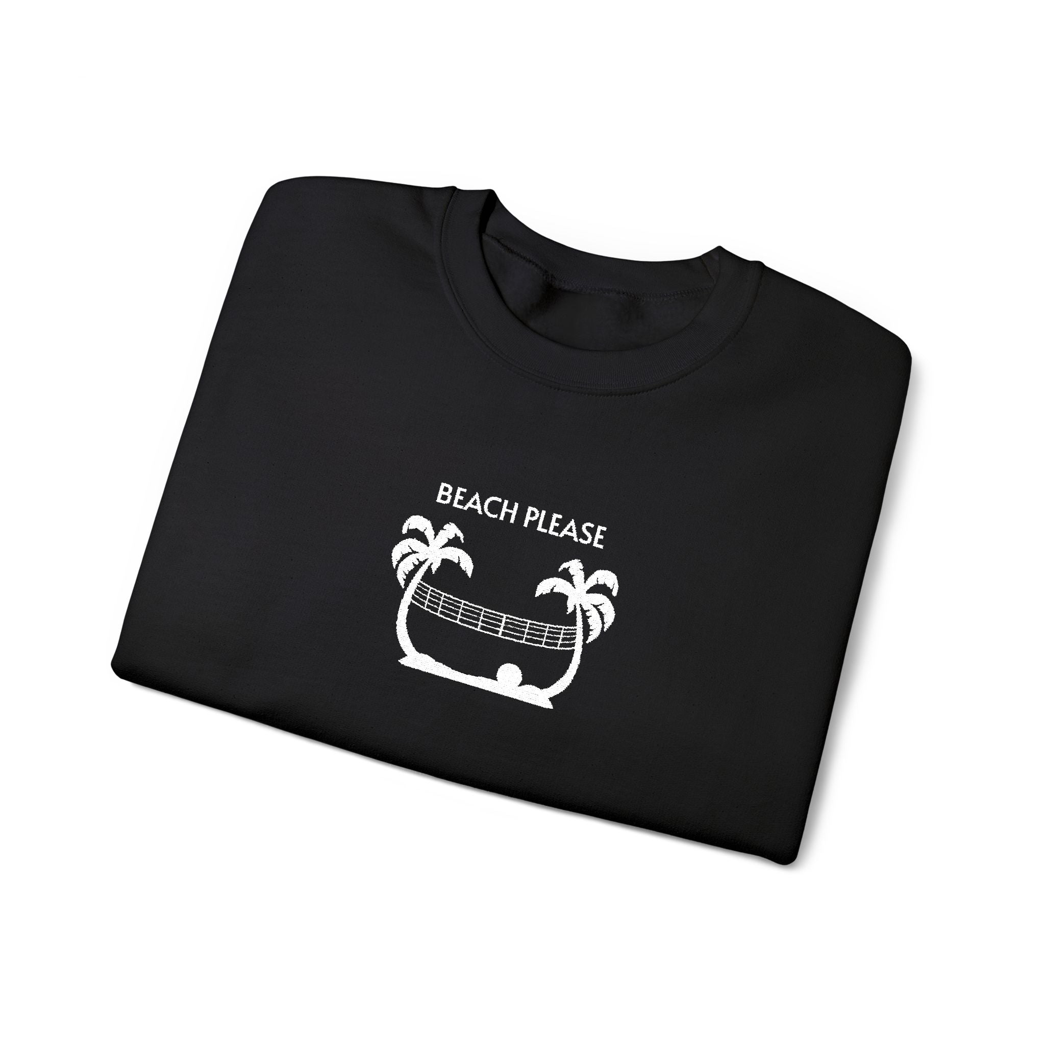 Volleyball- Beach Pease Crewneck Sweatshirt- Unisex